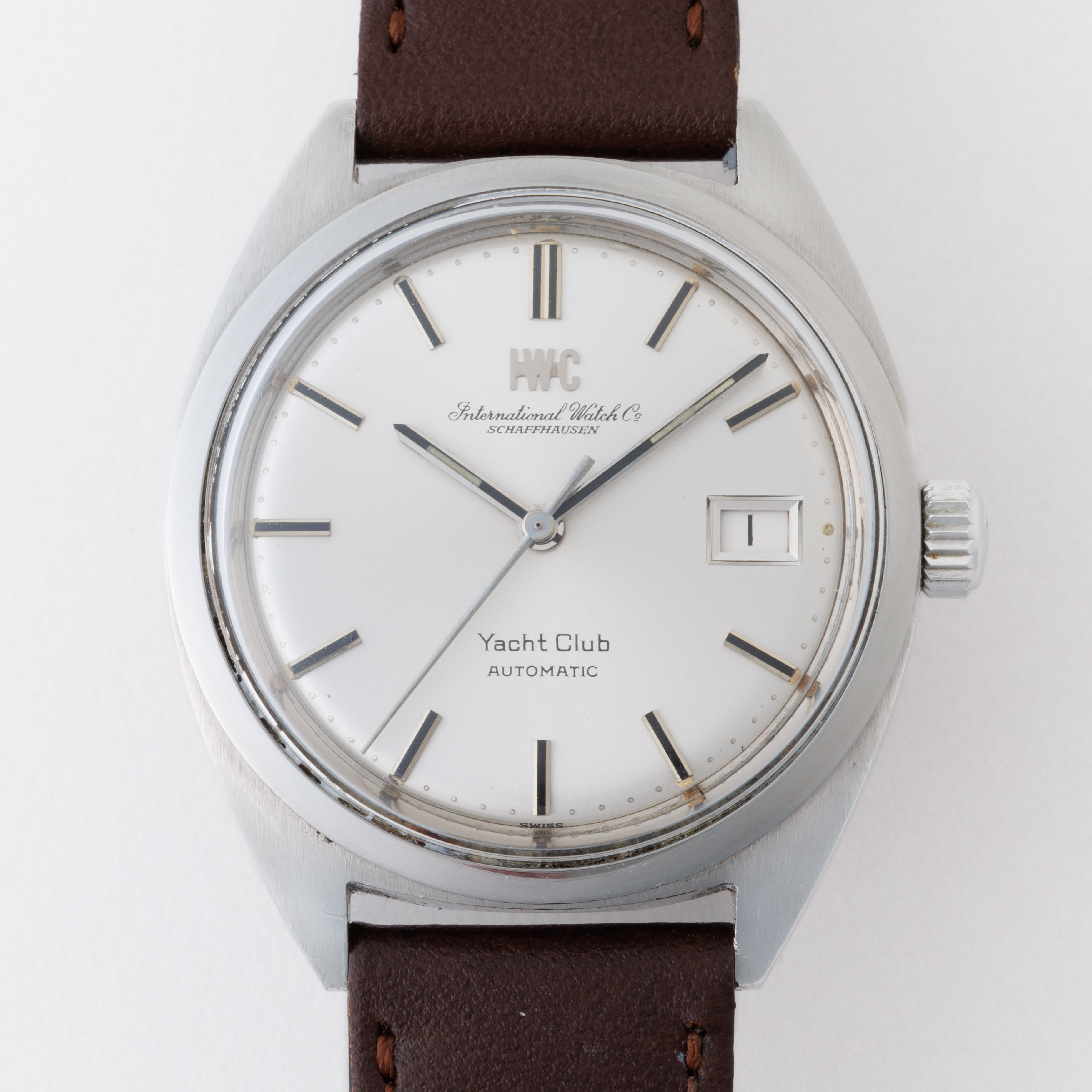 IWC ヨットクラブ 1971年製 シルバーダイヤル ペラトン式自動巻き Cal.8541B