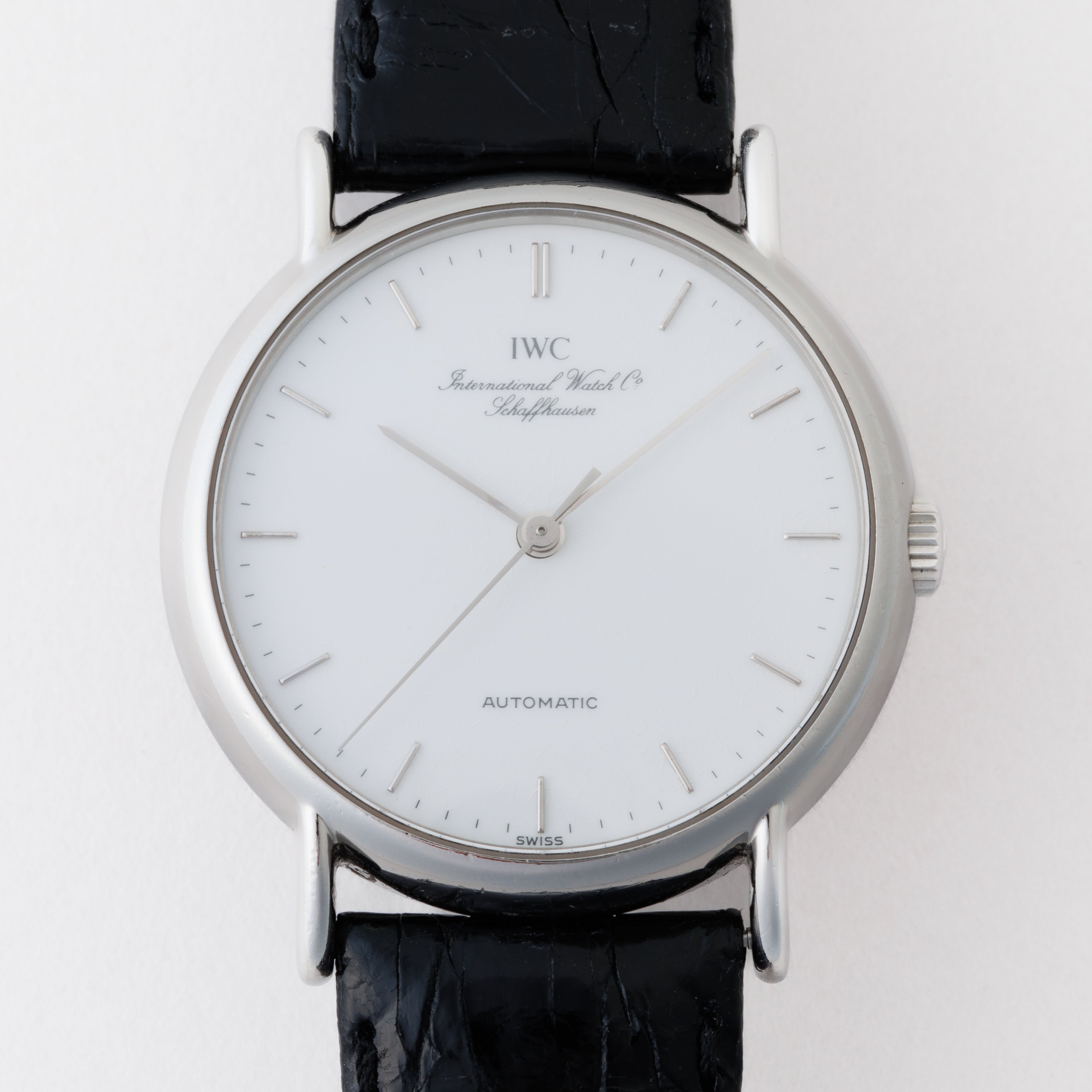 IWC ポートフィノ ノンデイト 1991年製 自動巻 ホワイトエナメルダイヤル