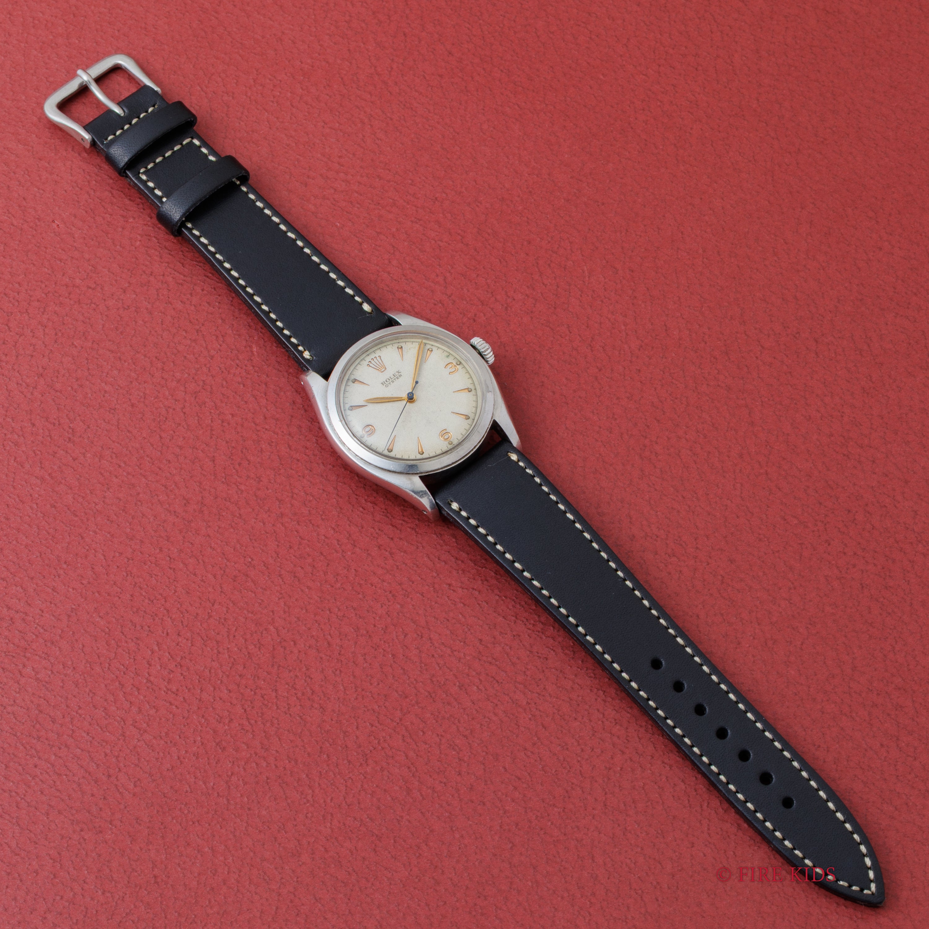 ロレックス オイスター Ref.6022 彫り込みインデックス 1953年製 スーパーオイスター Cal.710