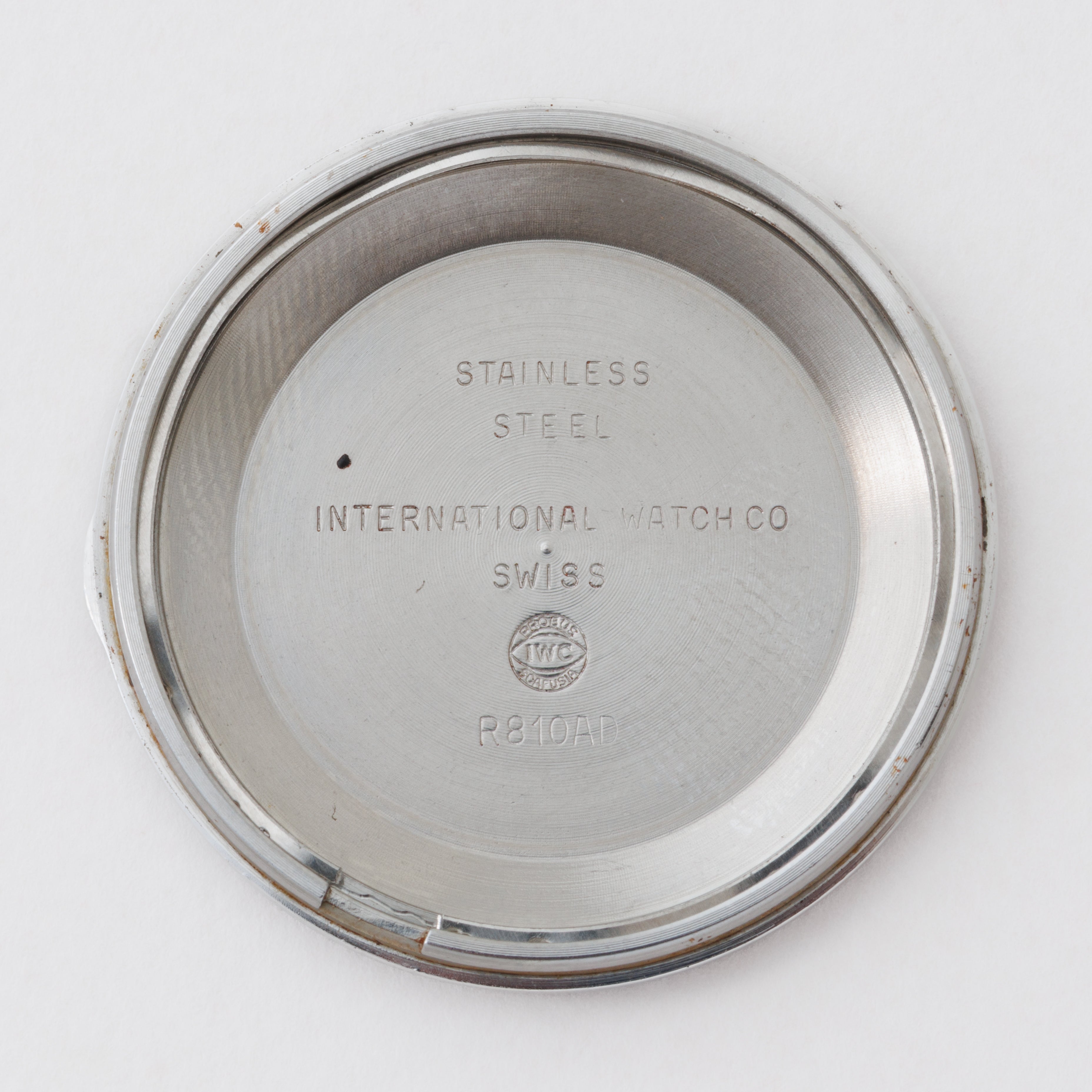 IWC ラウンドケース グレー文字盤 ペラトン式自動巻き 1970年製 Ref.R810AD Cal.854B