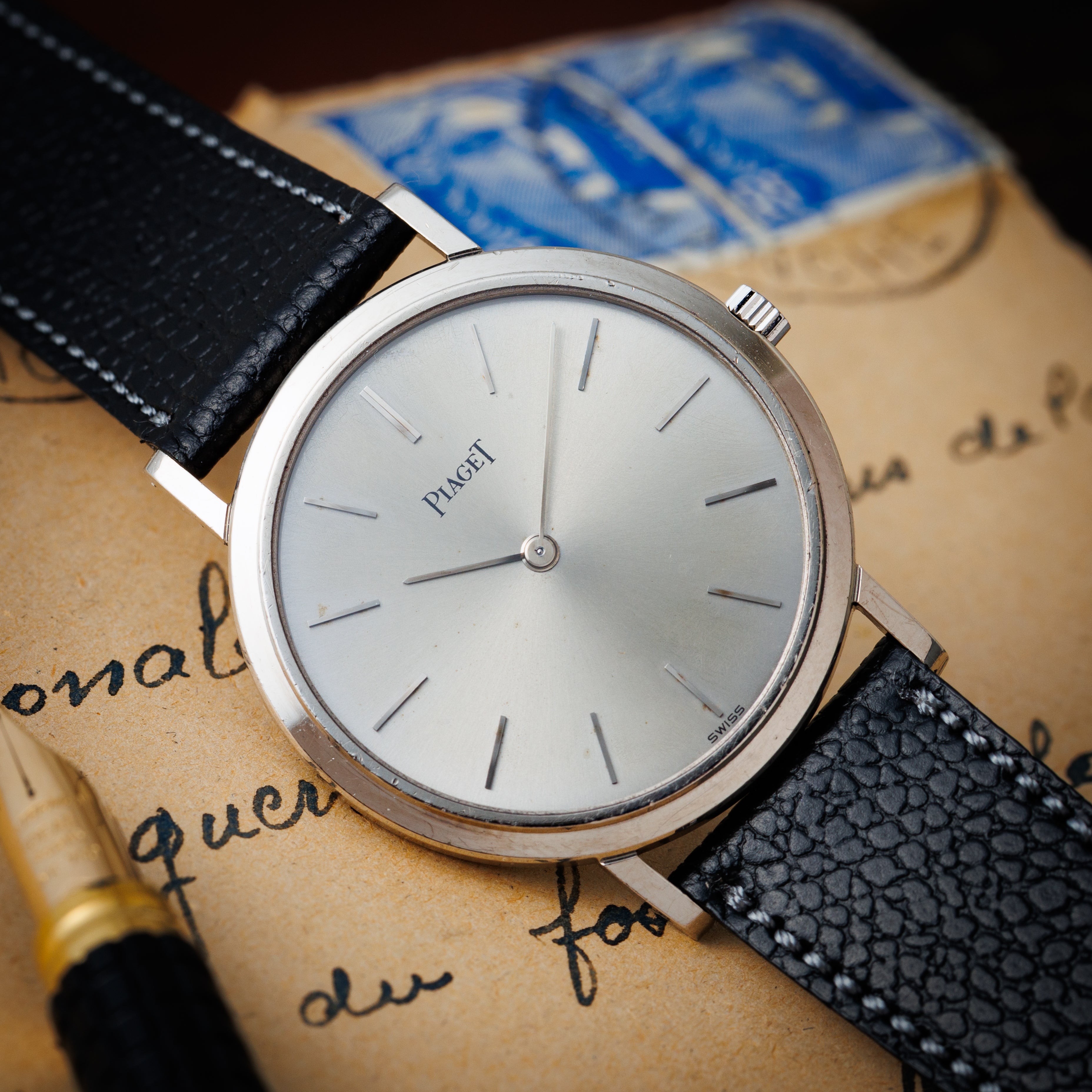 ピアジェ エクストラシン 18金無垢 ラウンドケース 1980年代製 手巻き Ref.9623