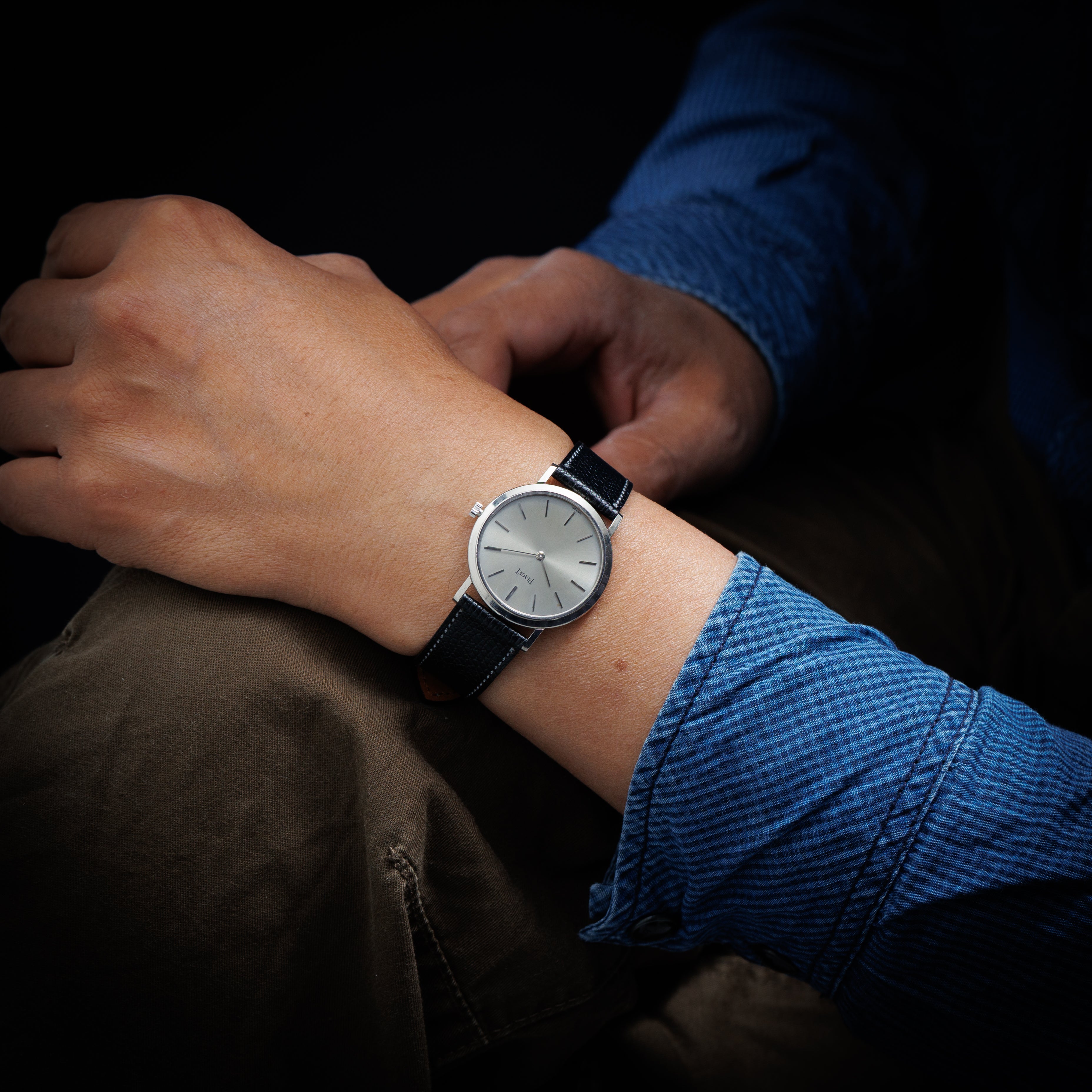 ピアジェ エクストラシン 18金無垢 ラウンドケース 1980年代製 手巻き Ref.9623