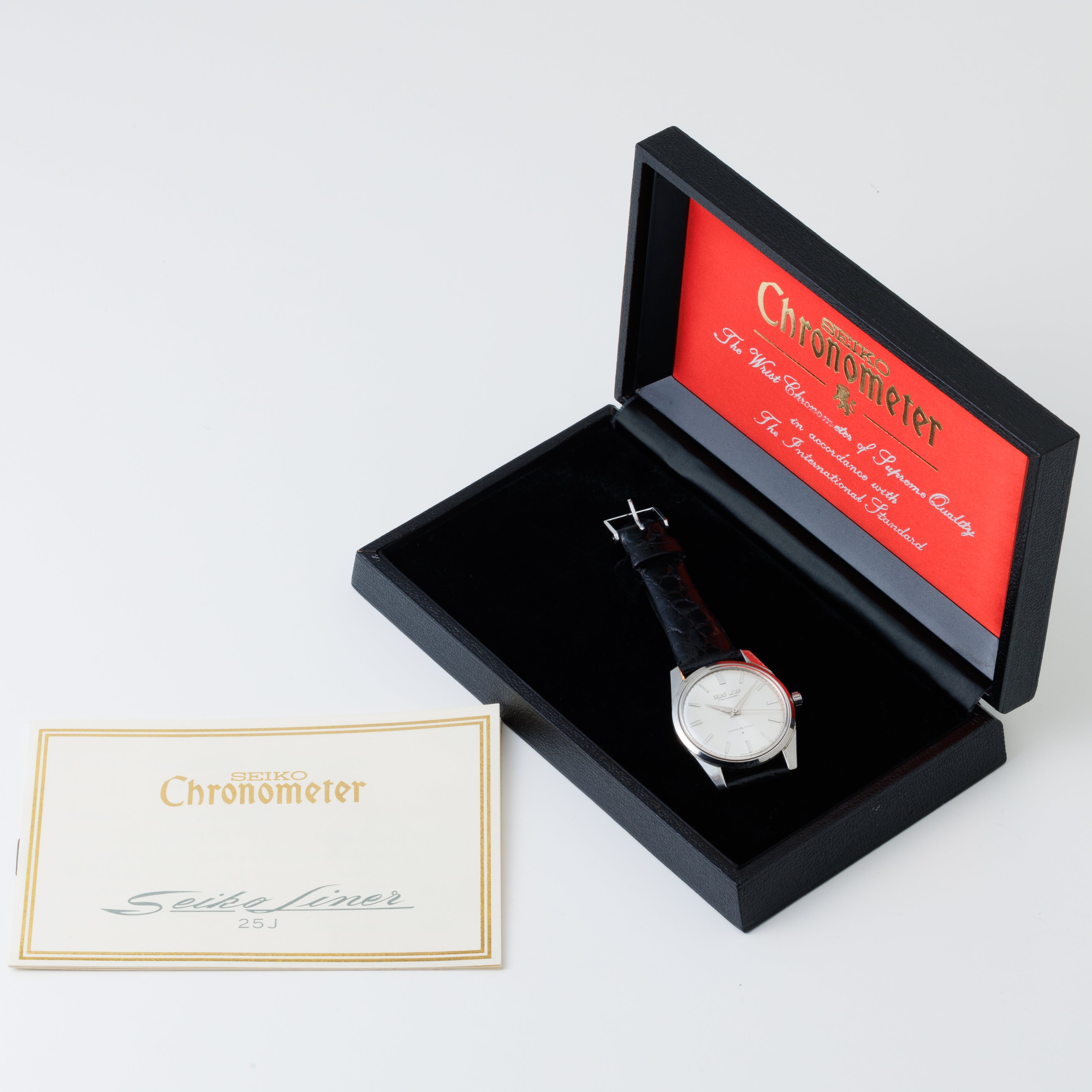 セイコー ライナー クロノメーター 1964年製 Ref.46999 箱、取説付 未使用品