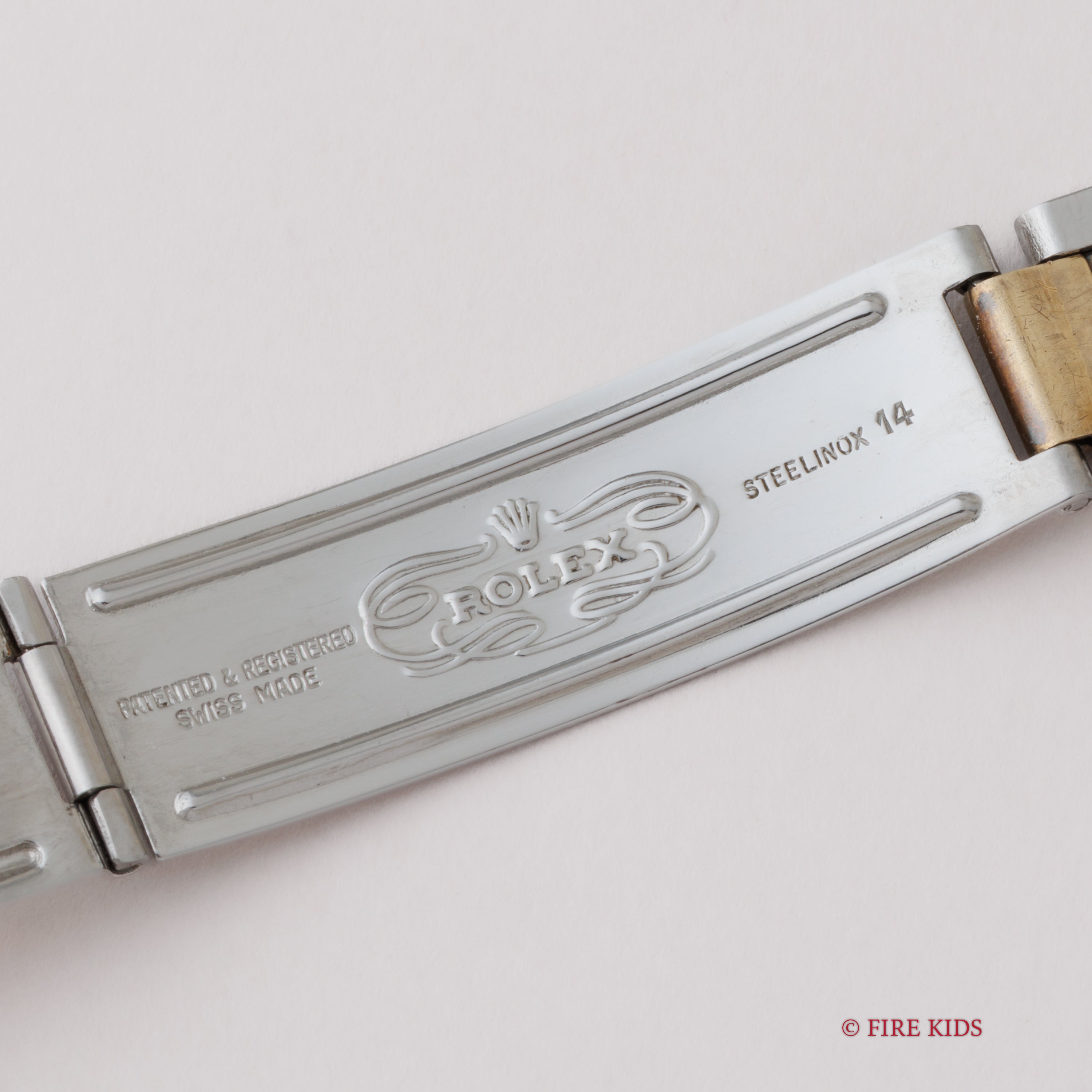 ロレックス 1974年製 オイスターパーペチュアルデイト コンビRef.1505 ショートインデックス 純正ブレス