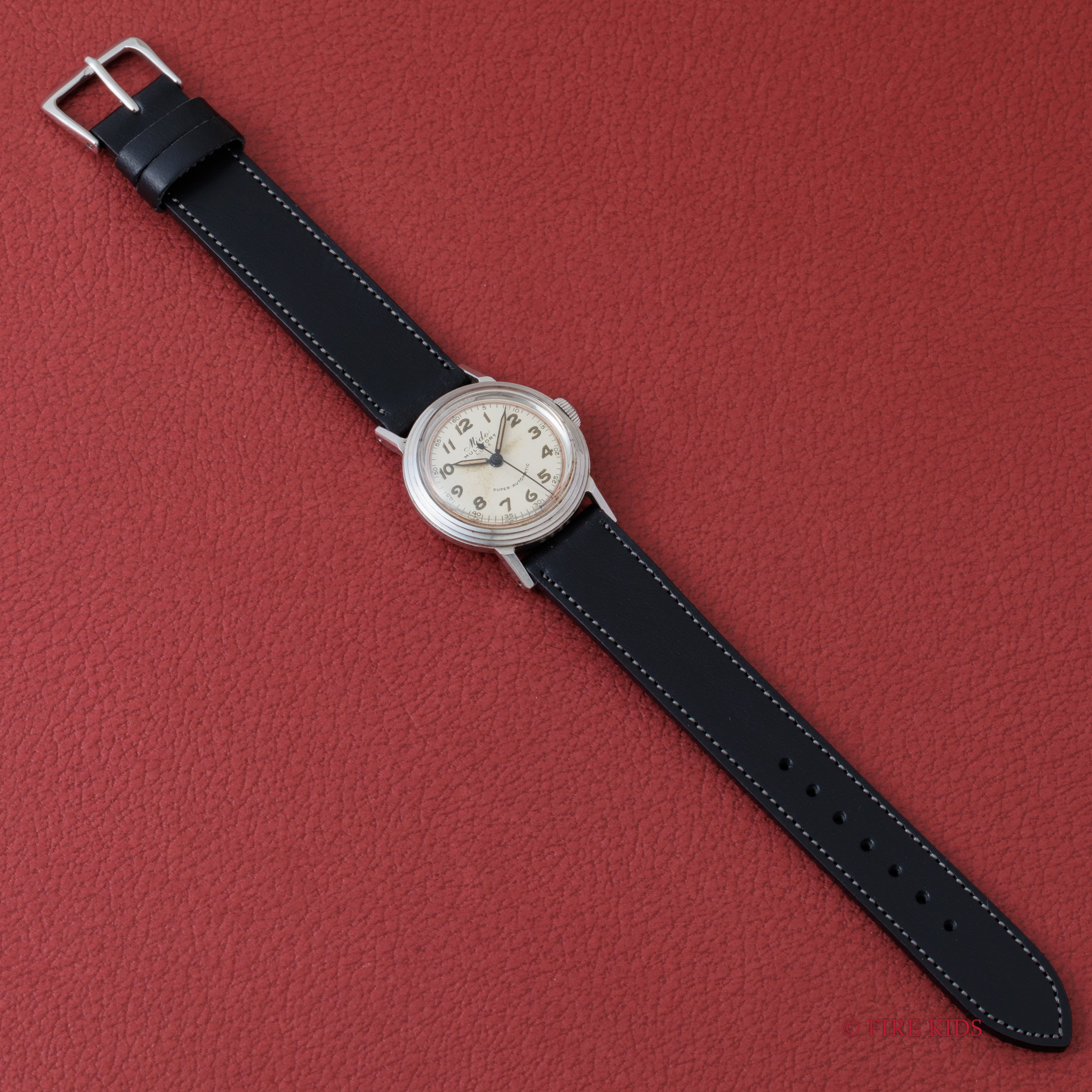 ミドー マルチフォート バンパーオートマチック ステップベゼル 1940年代後半製 Cal.817