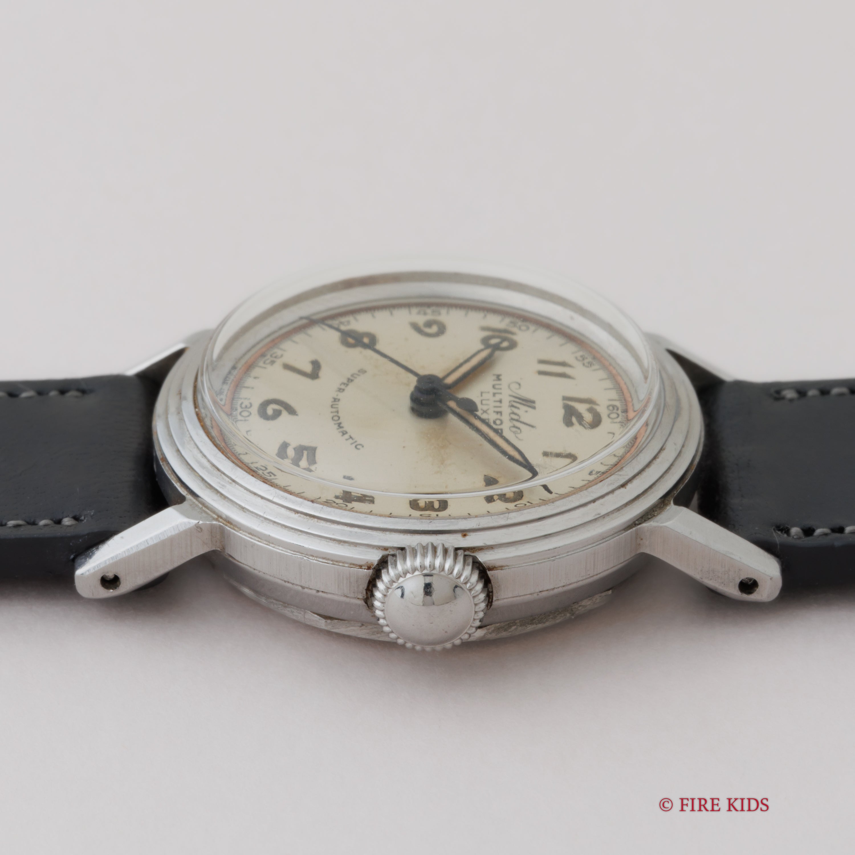 ミドー マルチフォート バンパーオートマチック ステップベゼル 1940年代後半製 Cal.817