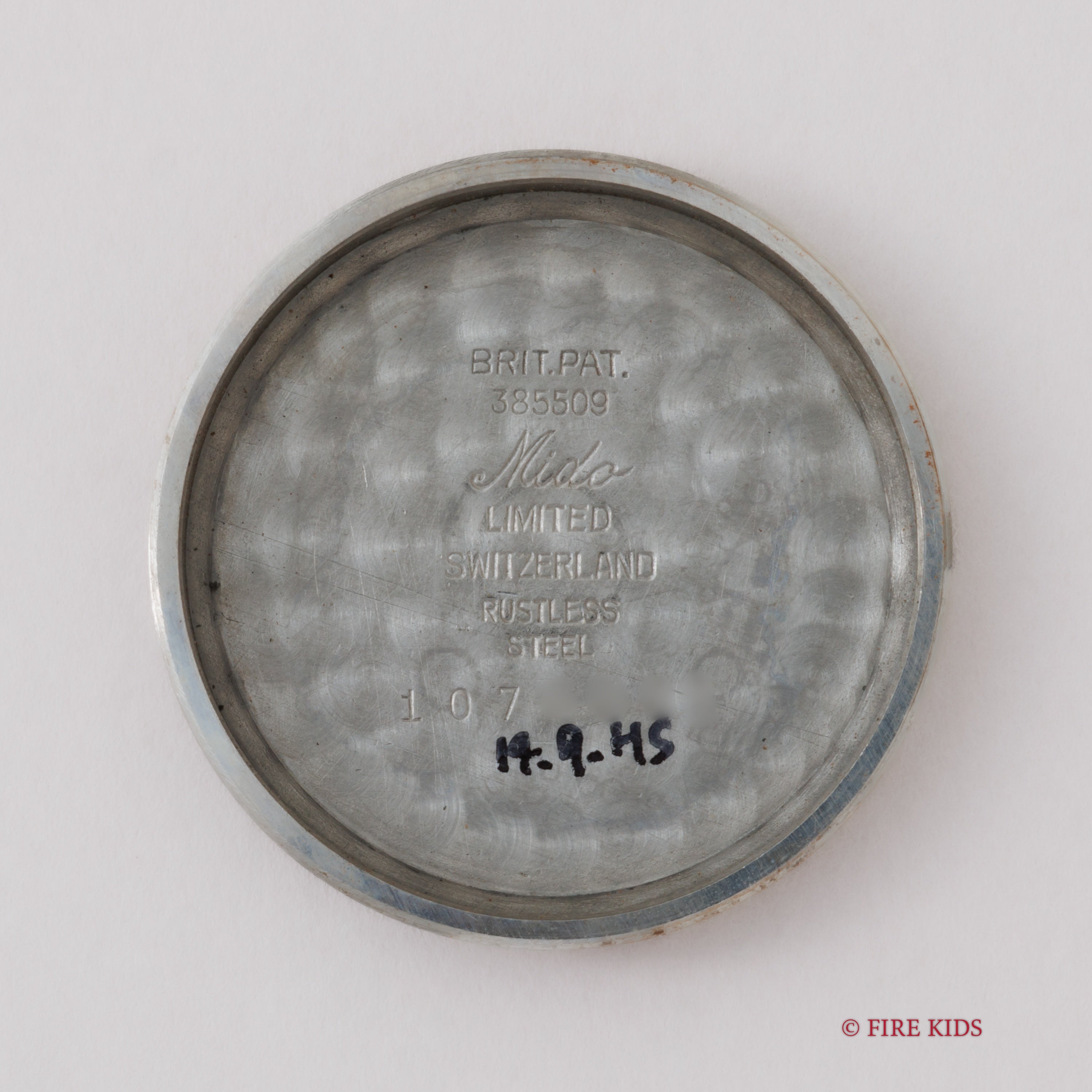 ミドー マルチフォート バンパーオートマチック ステップベゼル 1940年代後半製 Cal.817