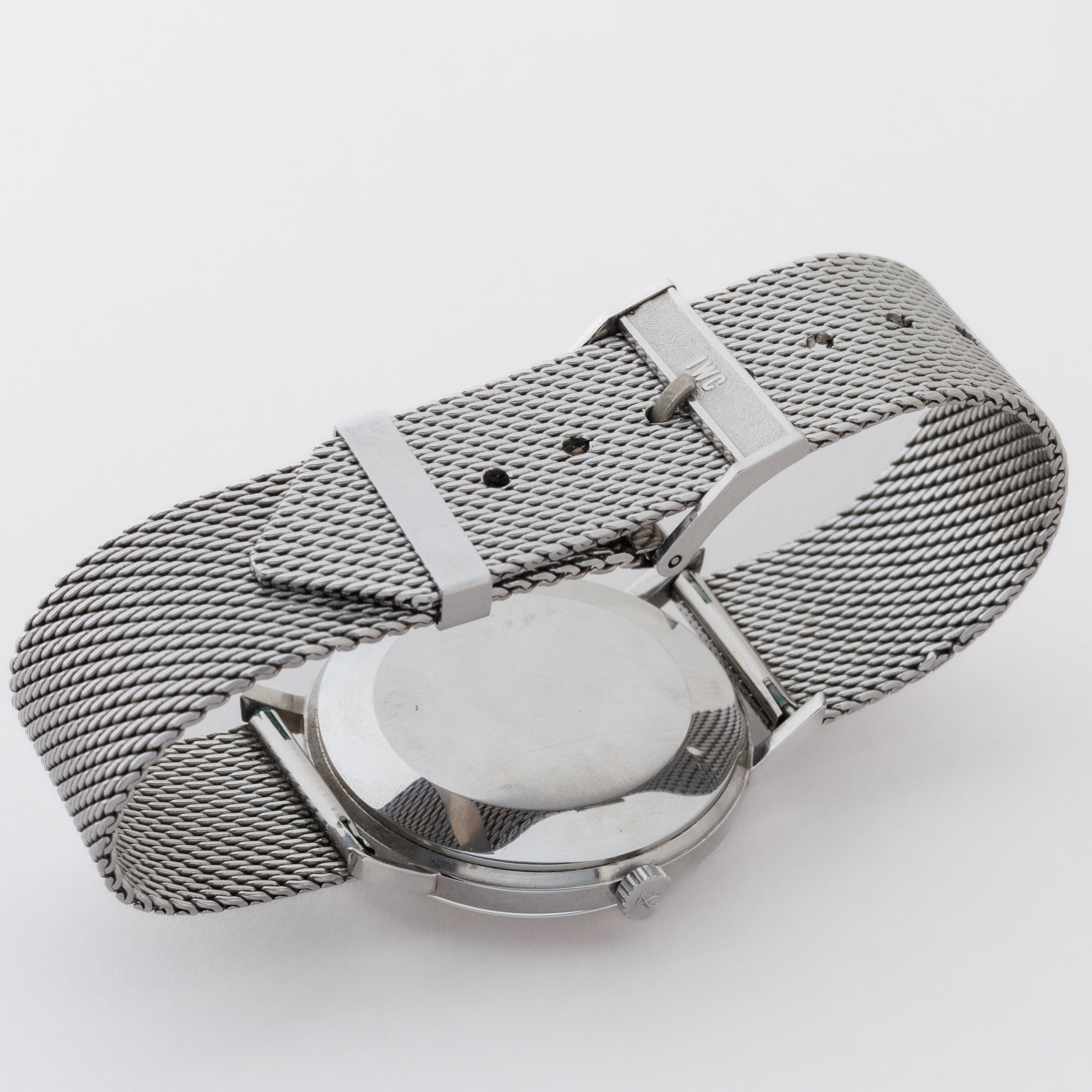 IWC ラウンドケース 1964年製 Ref.808A 純正メッシュブレス ペラトン式自動巻き Cal.8541