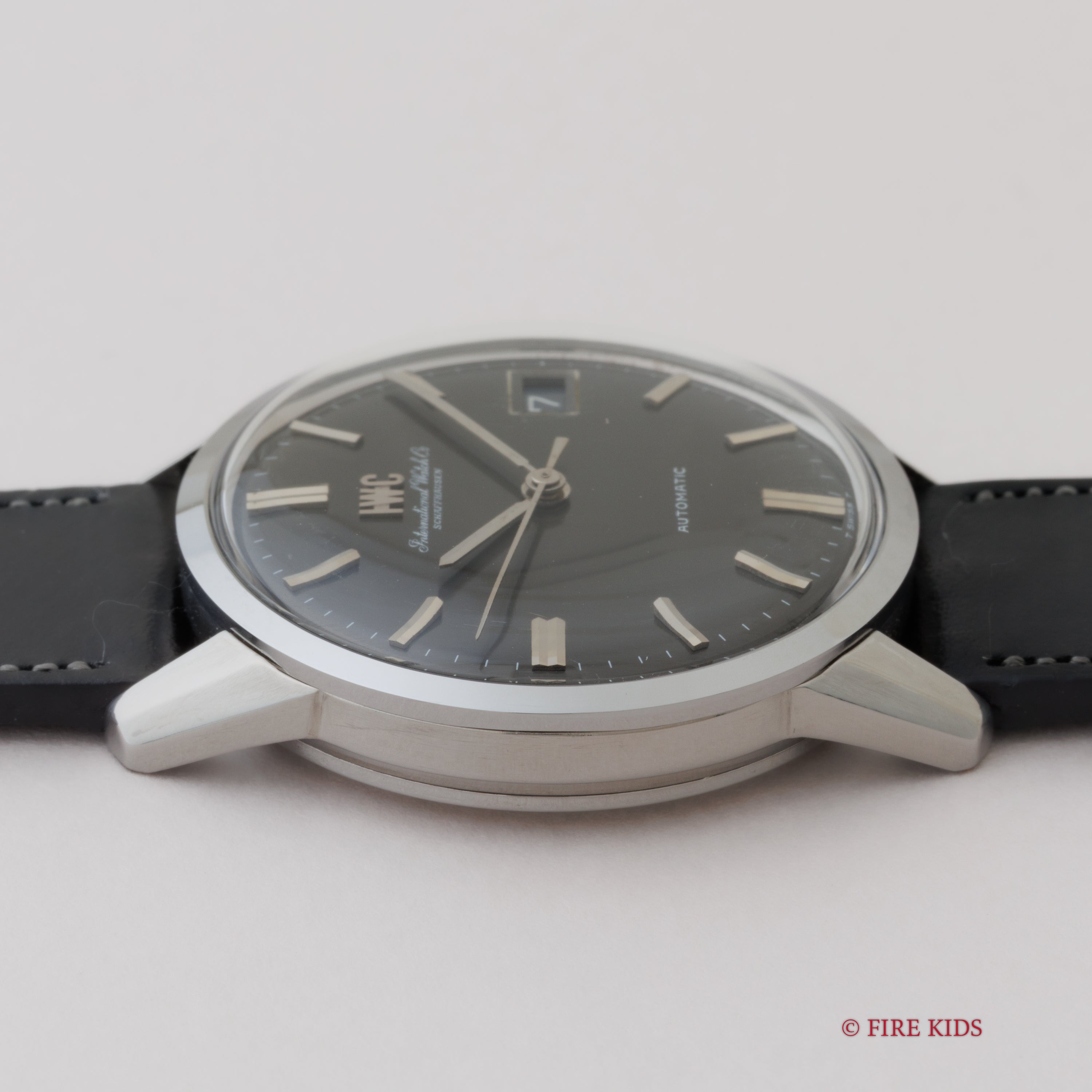 IWC ラウンドケース オートマチック 1970年製 Ref.R810AD ダークグレーダイヤル