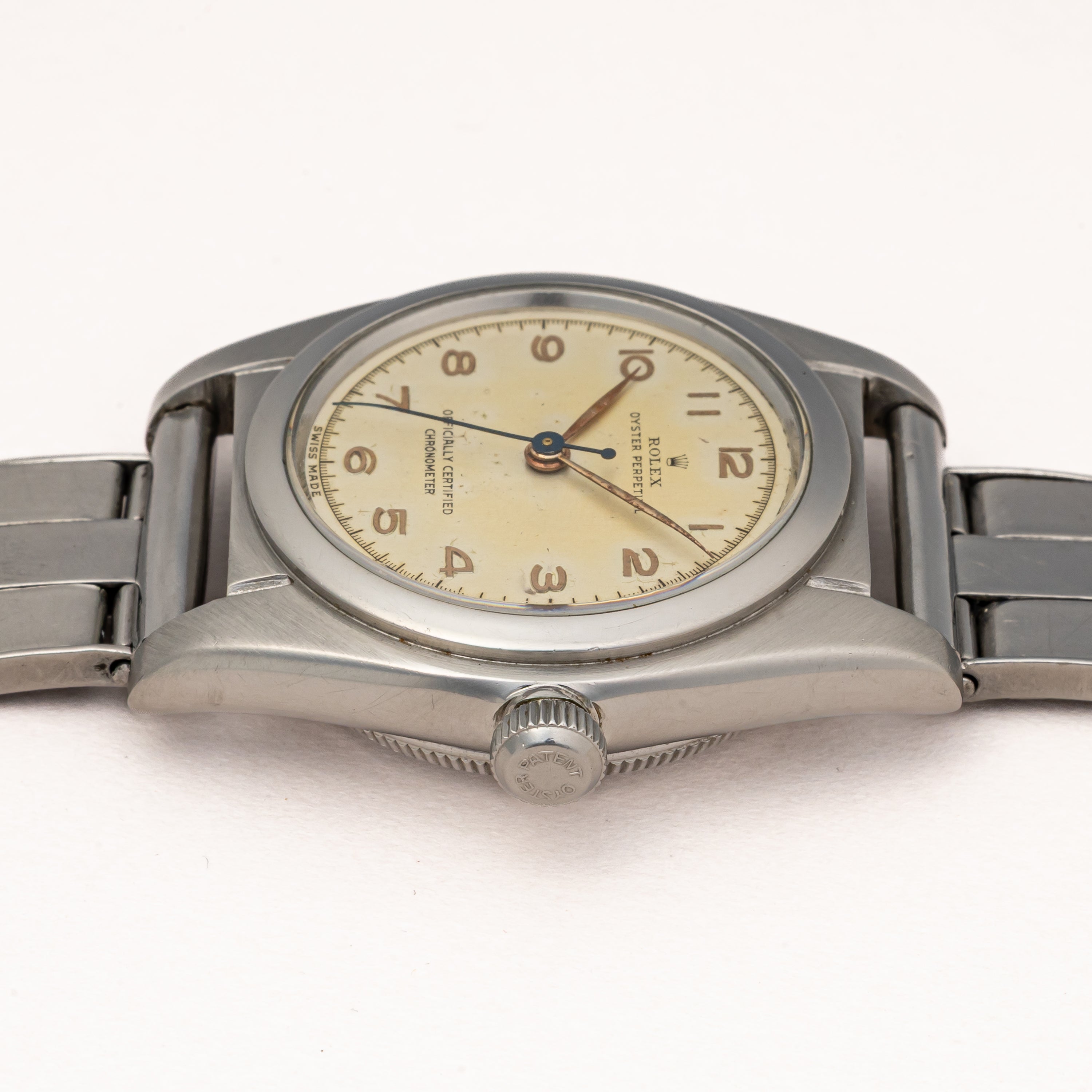 ロレックス バブルバック アラビアダイヤル 1946年製 Ref.2940 CLEWCOブレス