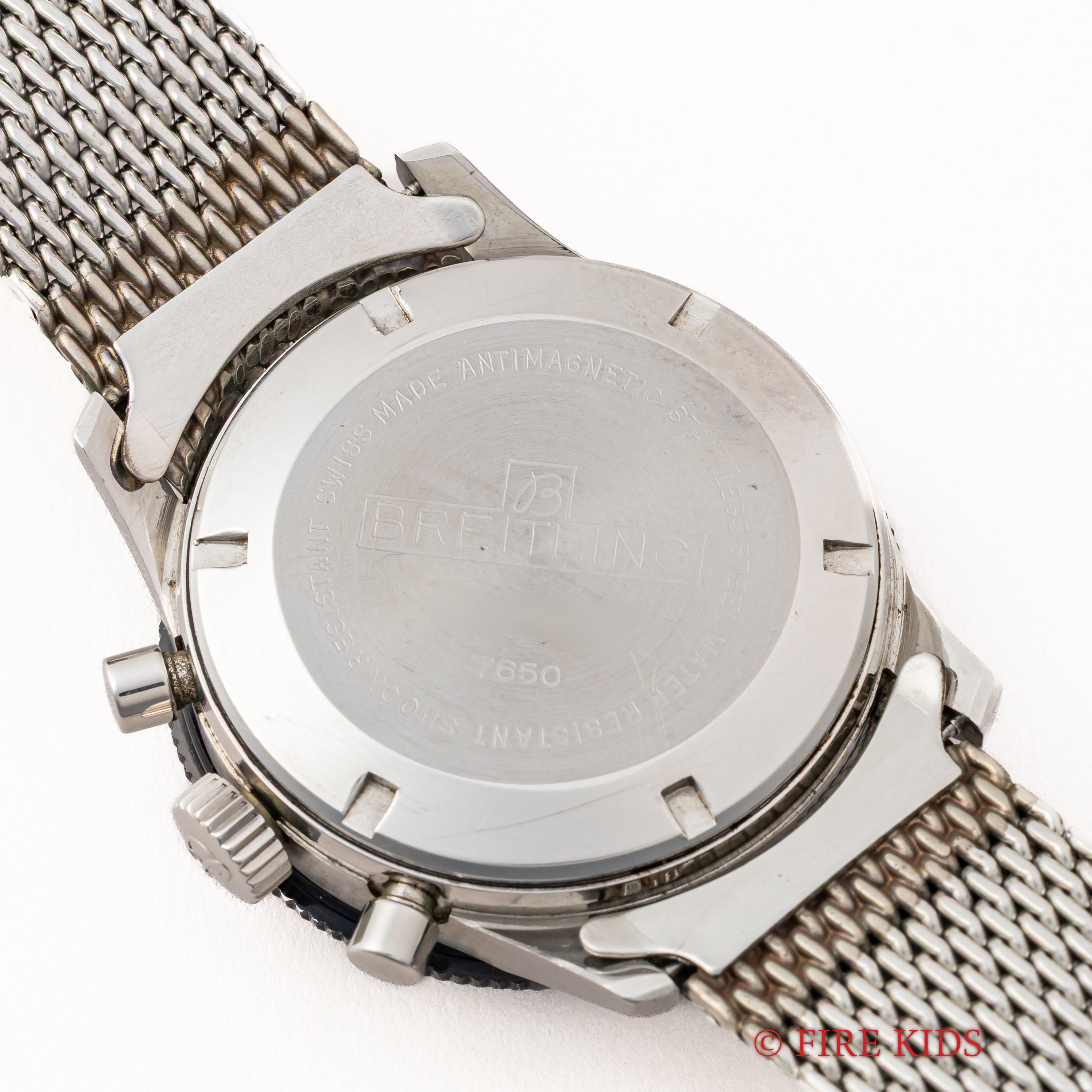 ブライトリング コ・パイロット 1960年代製 Ref.7650 クロノグラフ Venus178 純正メッシュブレス