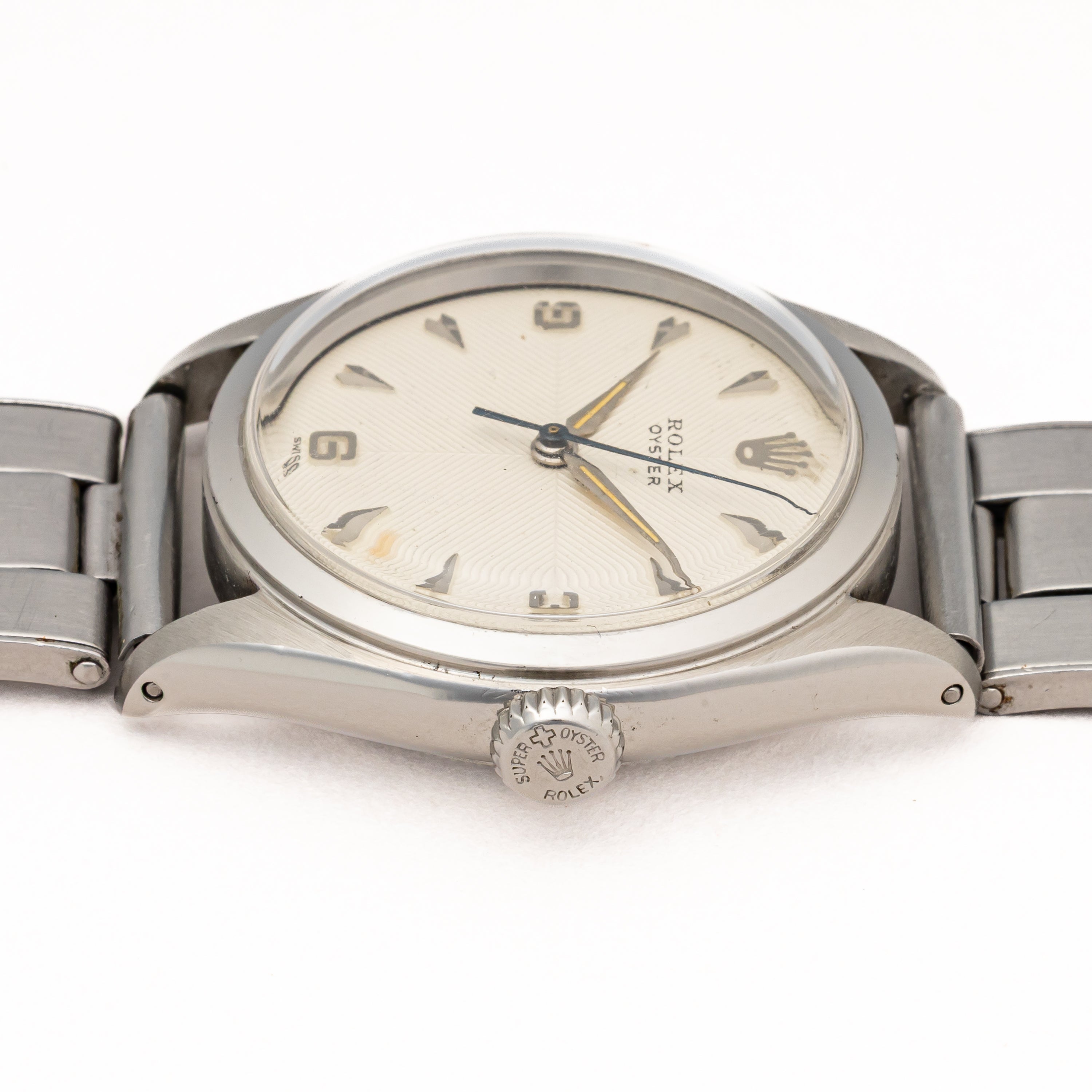ロレックス オイスター シェブロンダイヤル 手巻き ゲイフレアーブレス スーパーオイスター 1952年製 Ref.6022