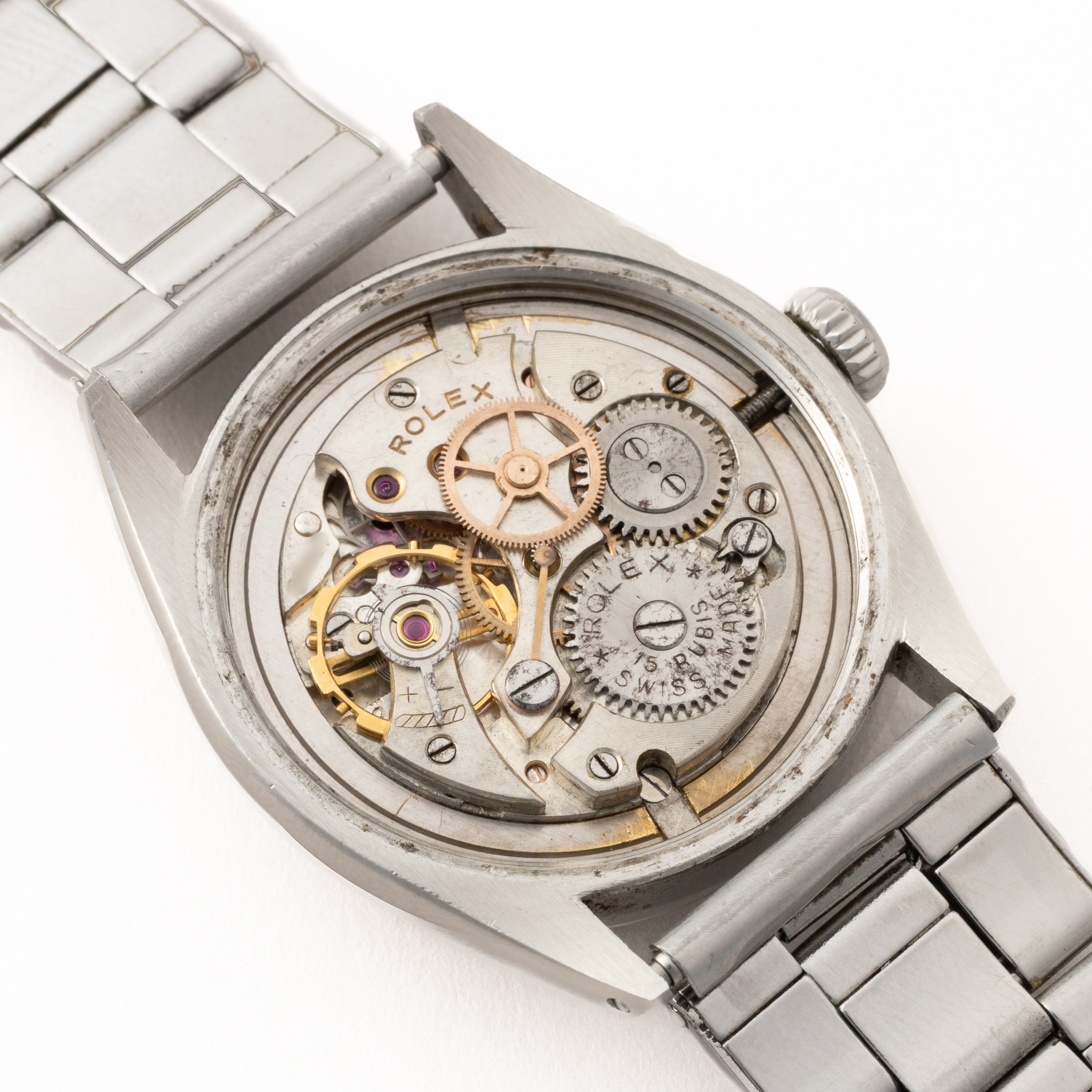 ロレックス オイスター シェブロンダイヤル 手巻き ゲイフレアーブレス スーパーオイスター 1952年製 Ref.6022