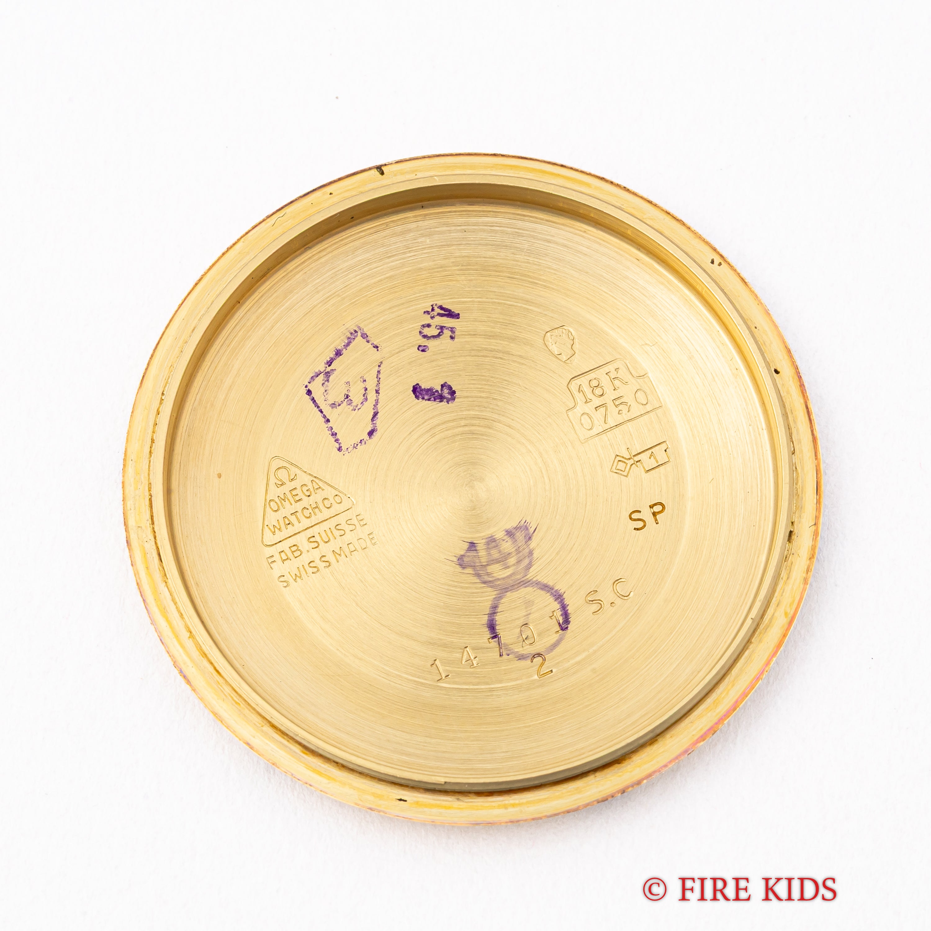 オメガ シーマスター カレンダー チューラーWネーム 18金無垢 1959年製 自動巻き Ref.14701SC SP