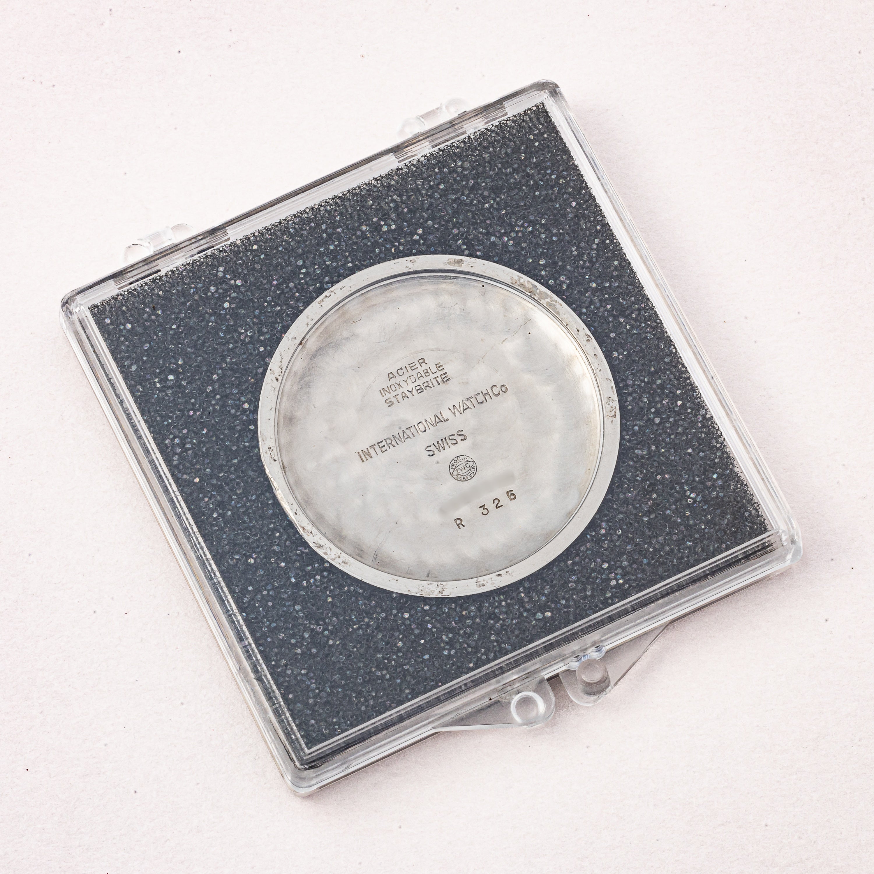 IWC ラウンドモデル 手巻き Cal.89 1965年製 裏スケルトン オリジナル裏蓋付き