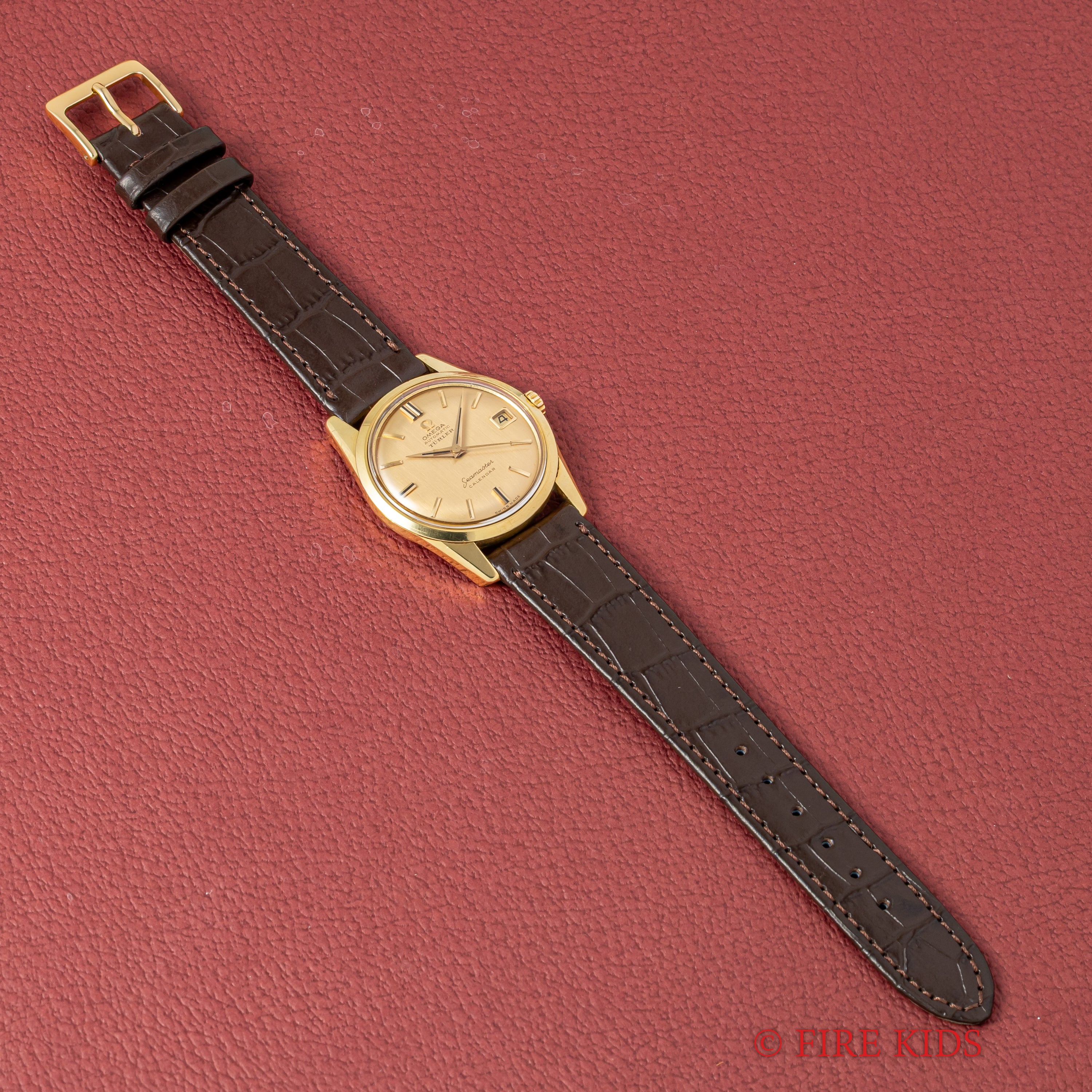 オメガ シーマスター カレンダー チューラーWネーム 18金無垢 1959年製 自動巻き Ref.14701SC SP