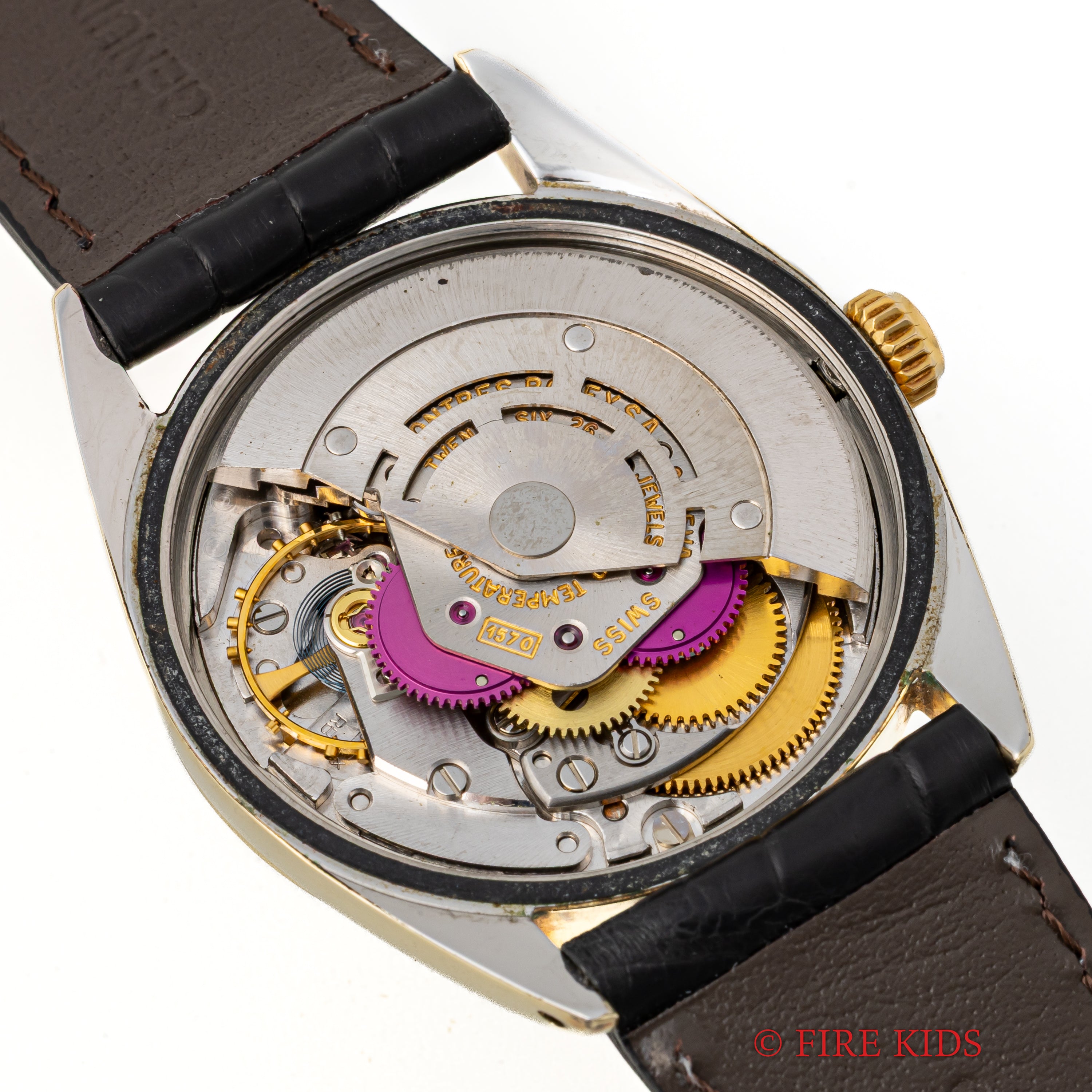 ロレックス オイスターパーペチュアル 1967年製 Ref.1024 金張りステンバックケース ノンデイト