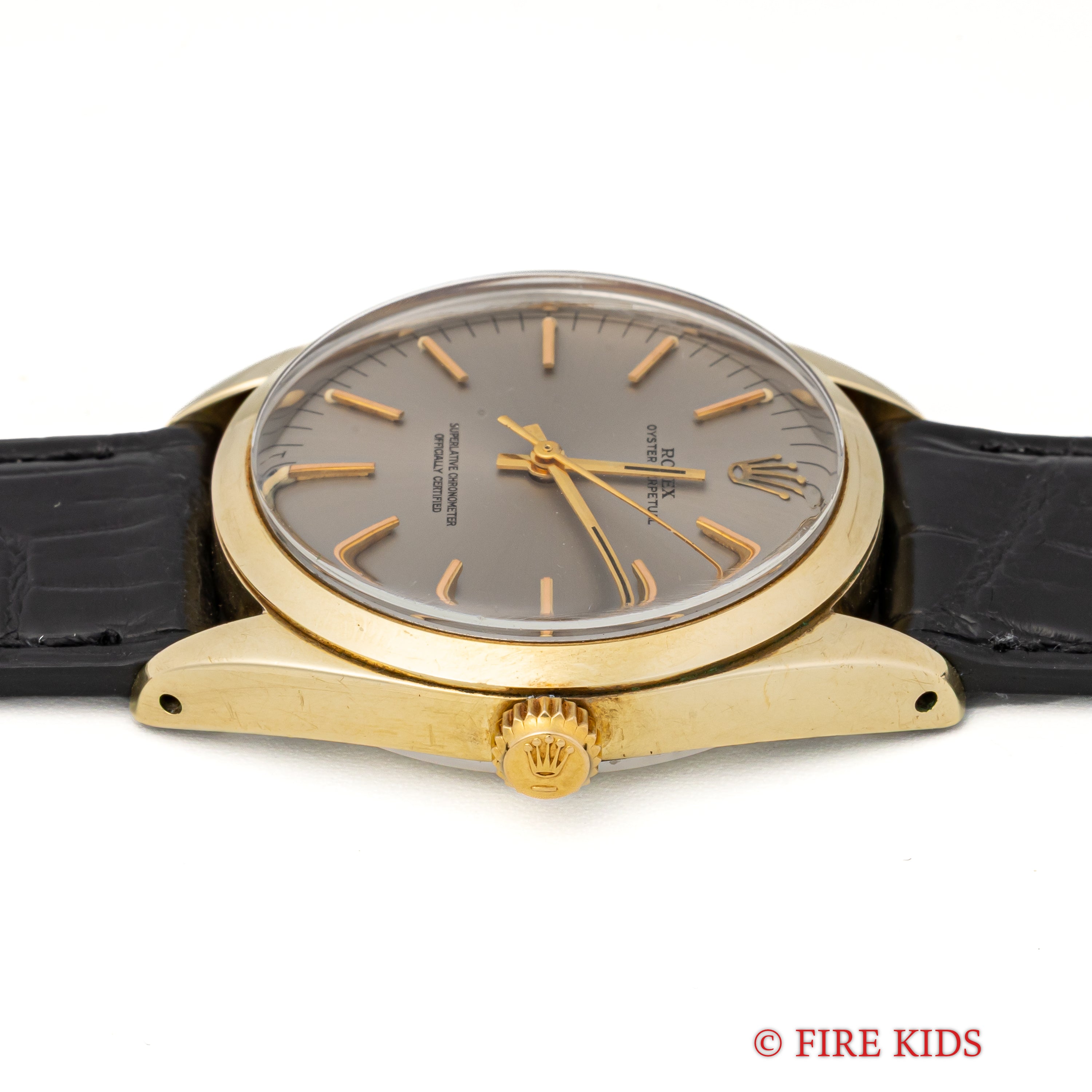 ロレックス オイスターパーペチュアル 1967年製 Ref.1024 金張りステンバックケース ノンデイト