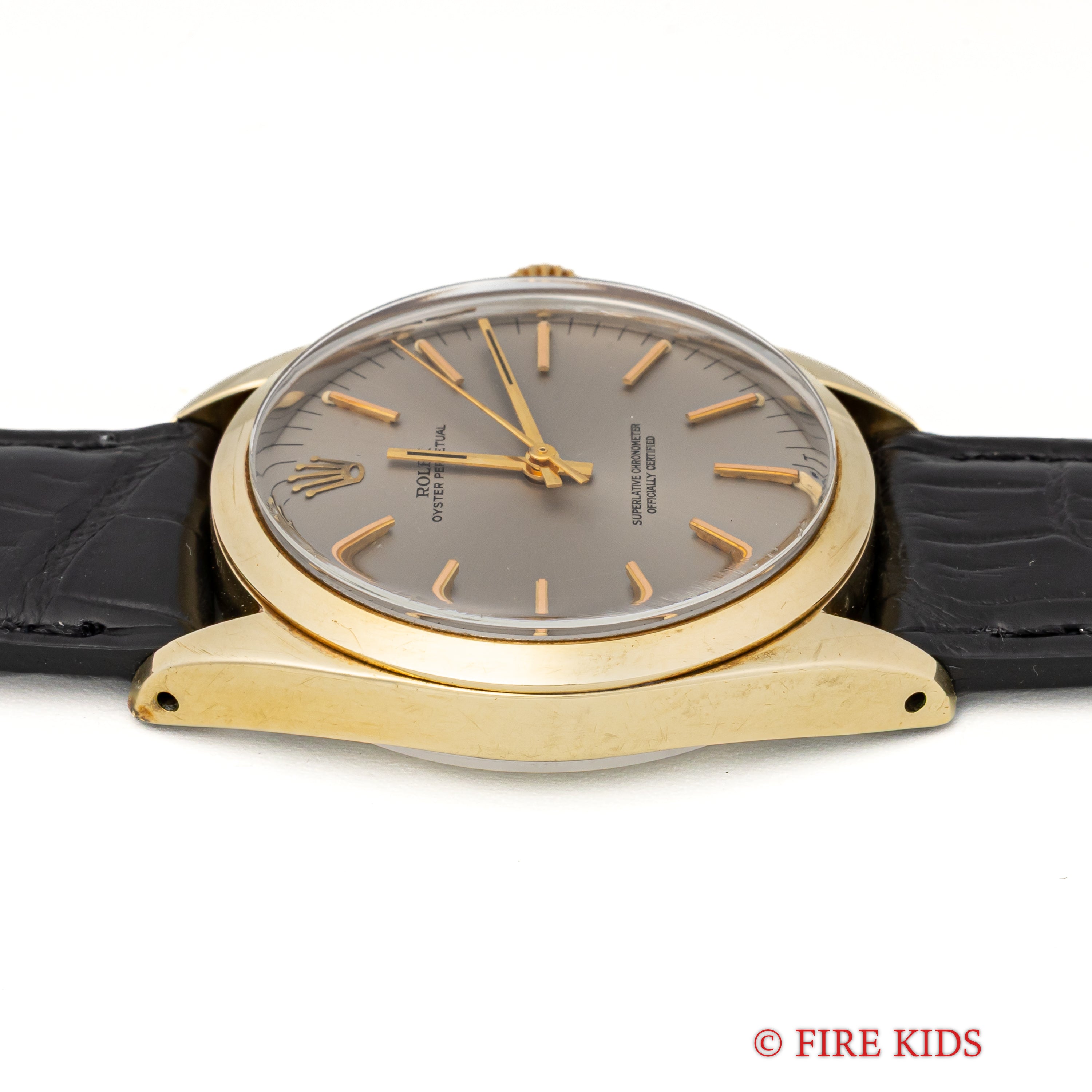 ロレックス オイスターパーペチュアル 1967年製 Ref.1024 金張りステンバックケース ノンデイト