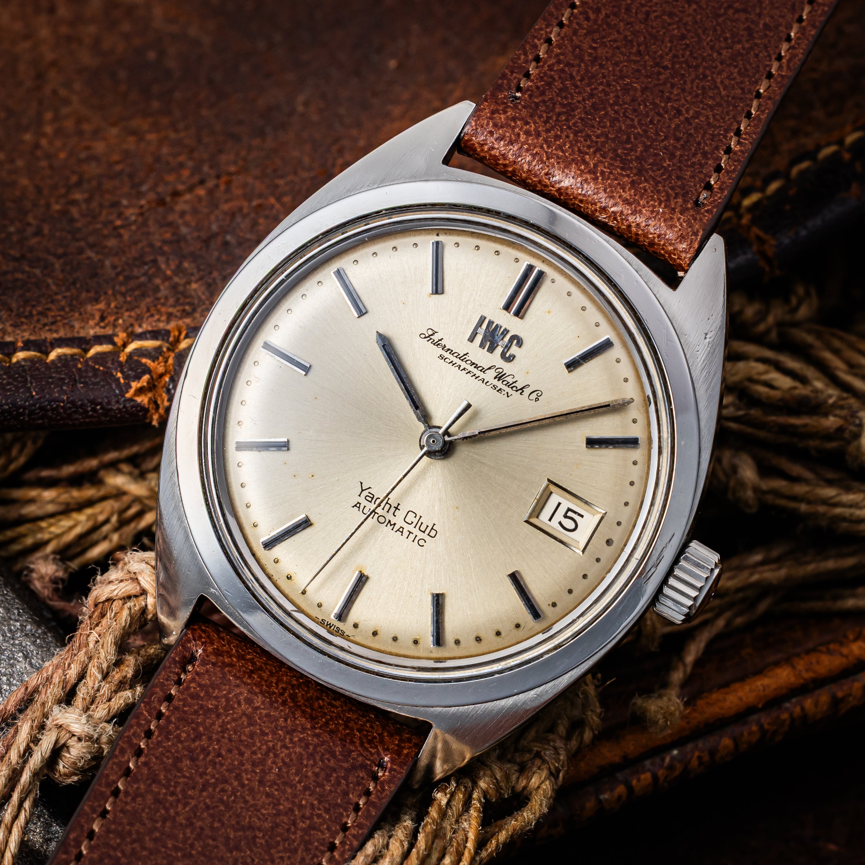IWC ヨットクラブ 1970年製/昭和45年製 シルバーダイヤル ペラトン式自動巻き Ref.R811 Cal.8541B