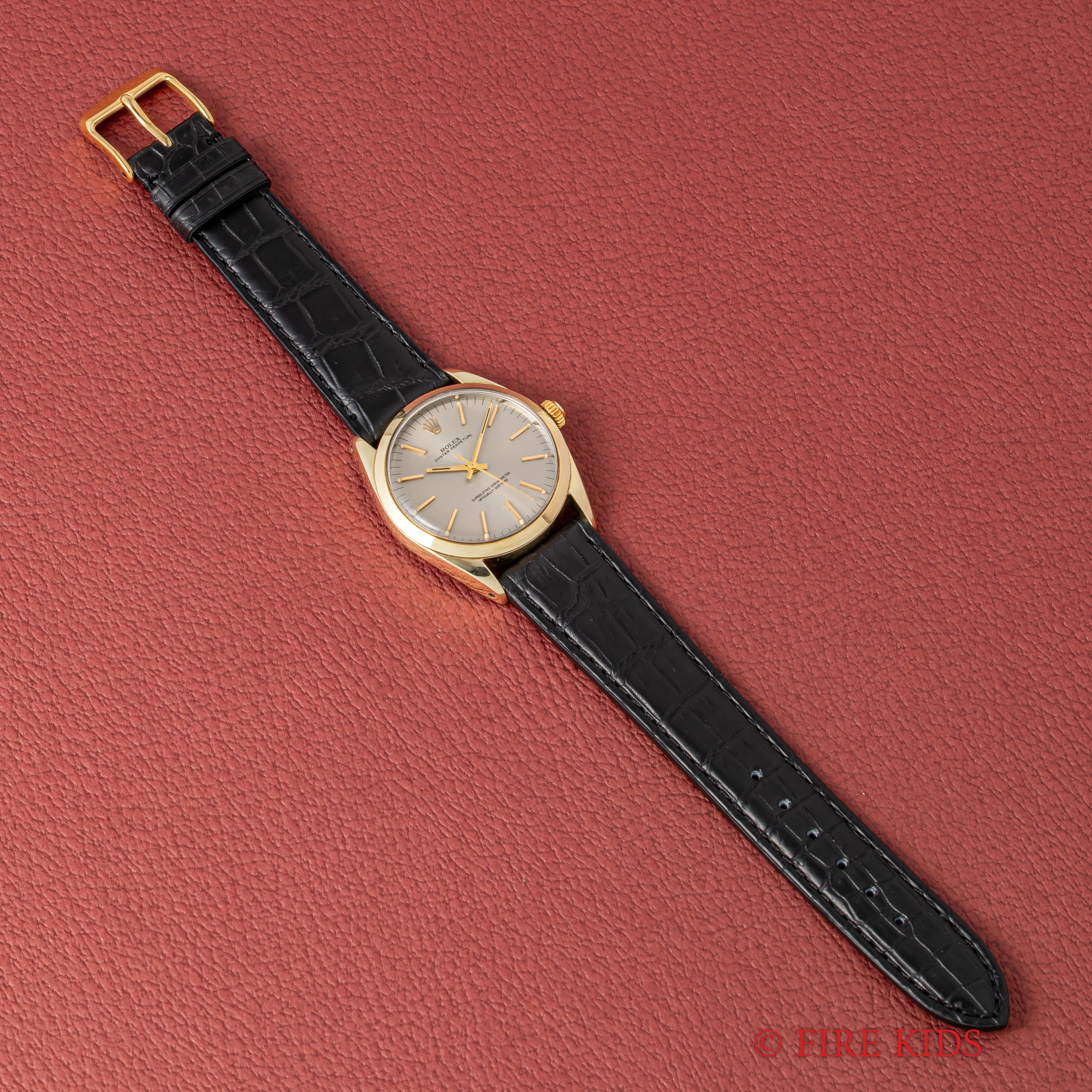 ロレックス オイスターパーペチュアル 1967年製 Ref.1024 金張りステンバックケース ノンデイト