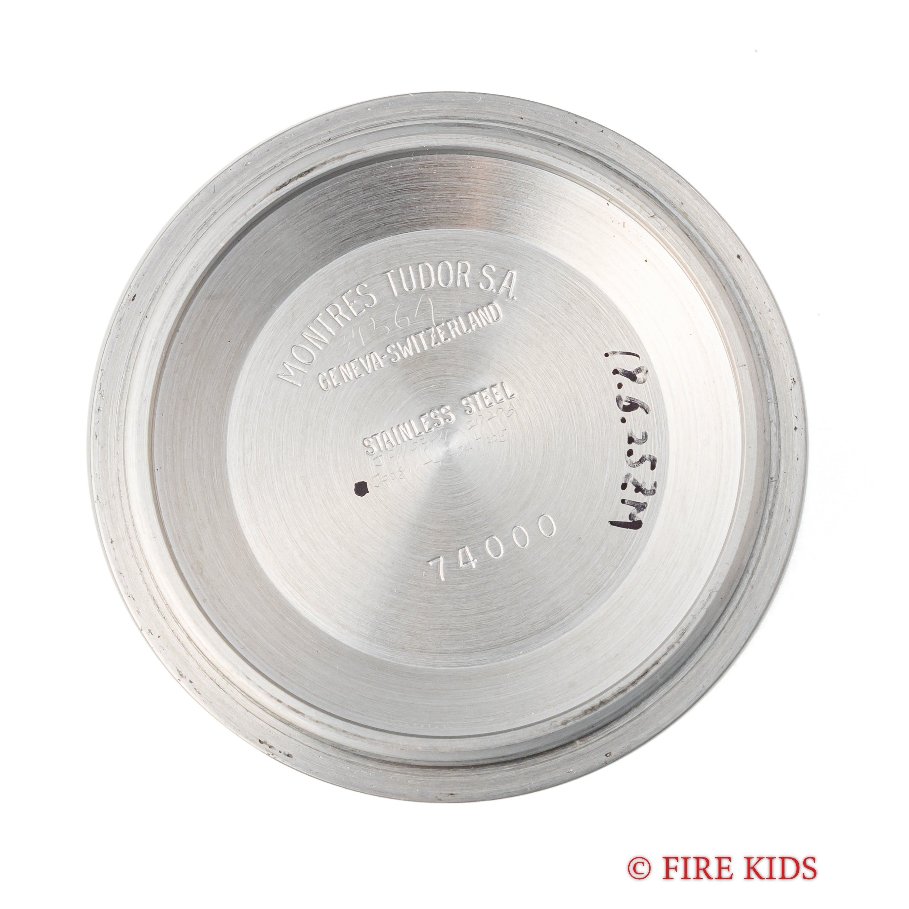 チューダー プリンスデイト 1998年製 ブラックアラビアダイヤル 王冠リューズ 純正ステンレスブレス 箱、ギャラ付き