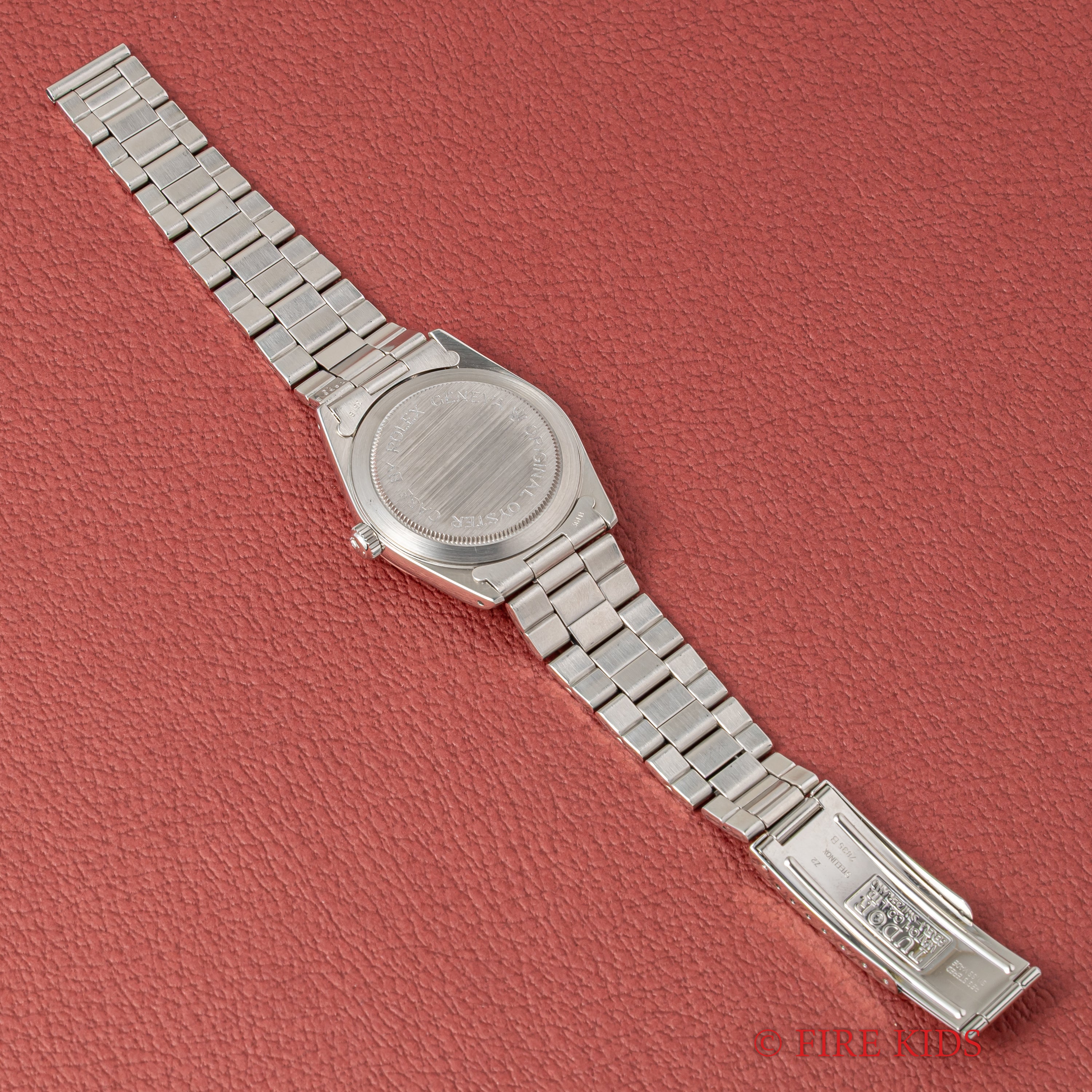 チューダー プリンスデイト 1998年製 ブラックアラビアダイヤル 王冠リューズ 純正ステンレスブレス 箱、ギャラ付き