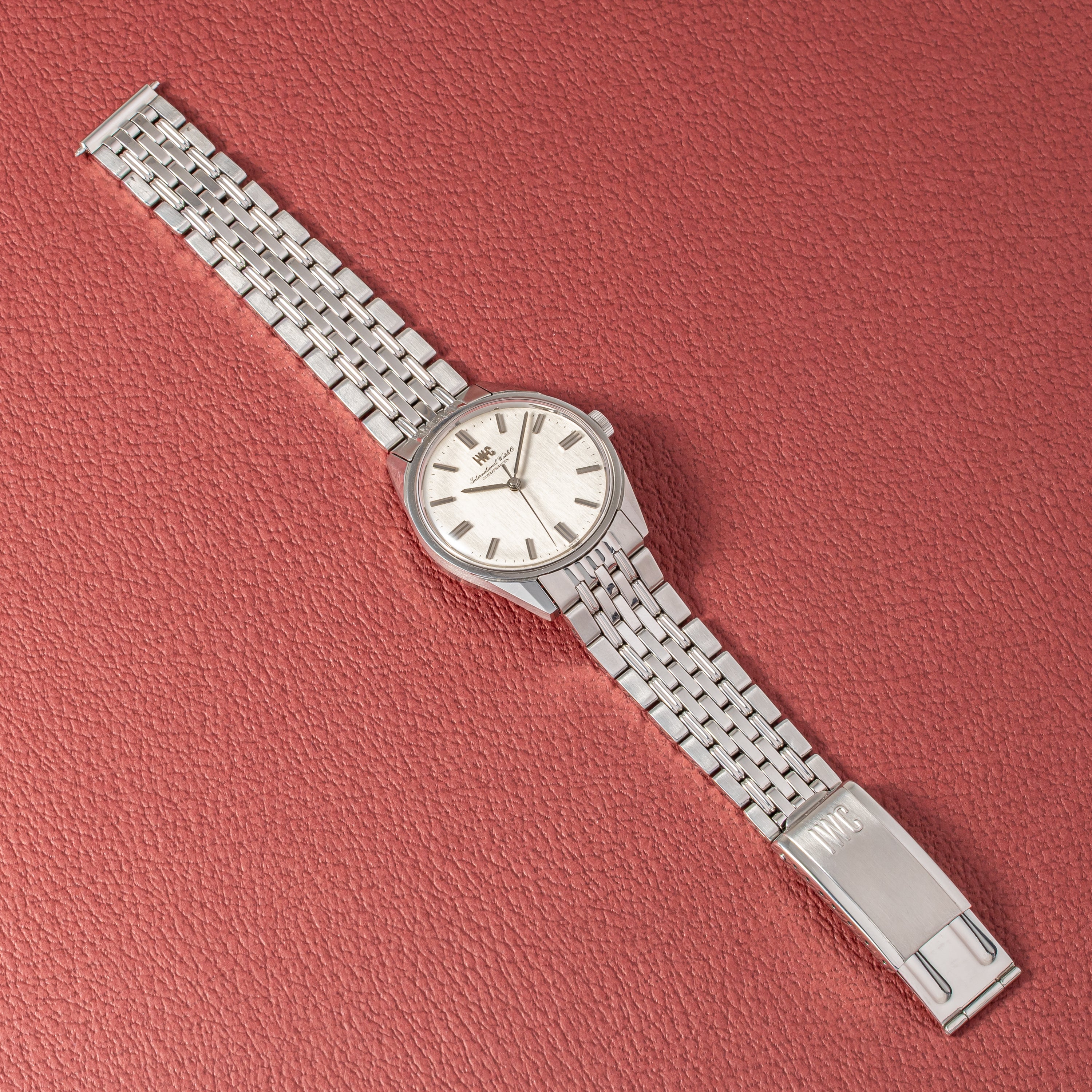 IWC ラウンド 1970年製(昭和45年製) Cal.89 手巻き 箱ギャラ R810 純正ブレス