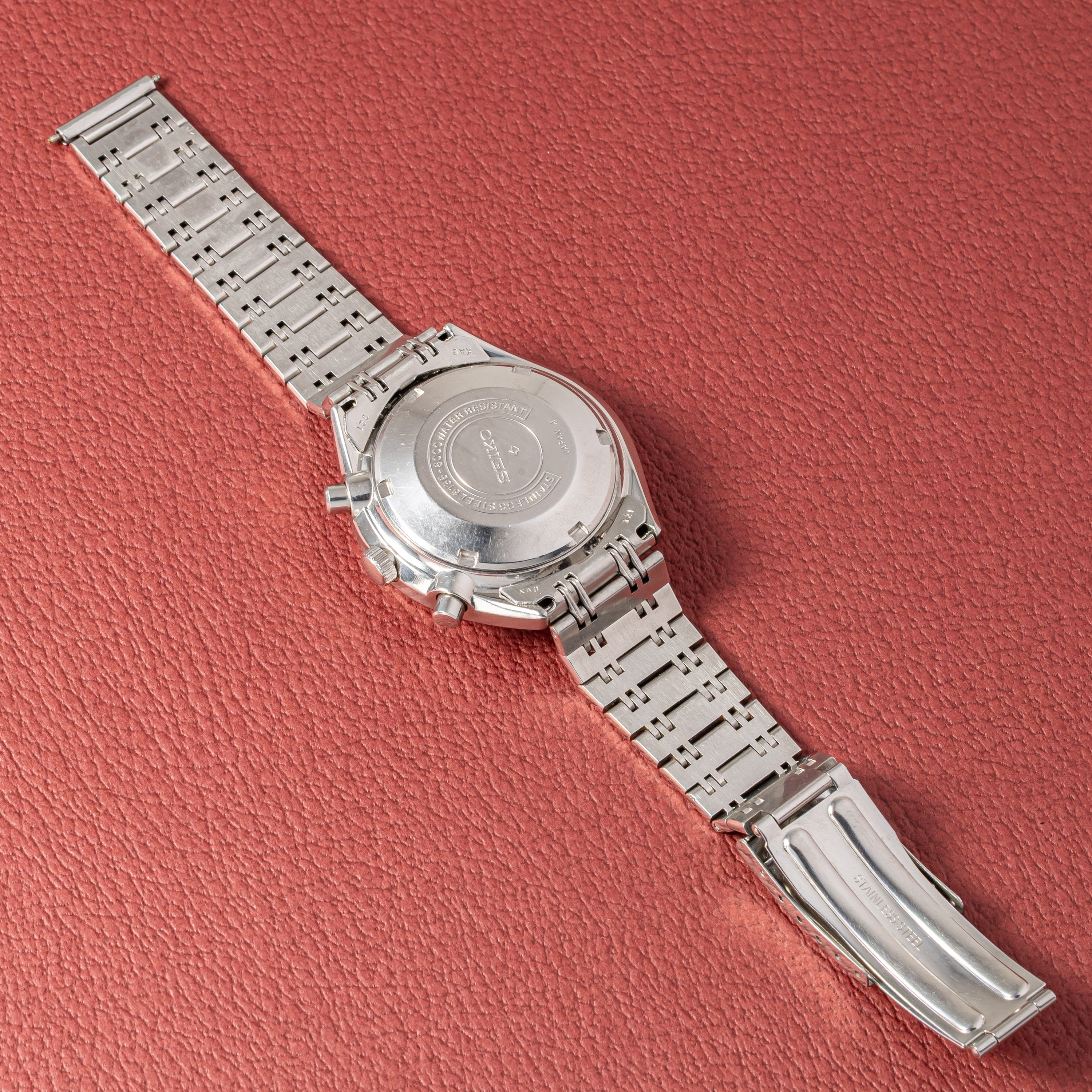 セイコー クロノグラフ 1971年製 Ref.6138-8000 ベビーパンダ 純正ステンレスブレス