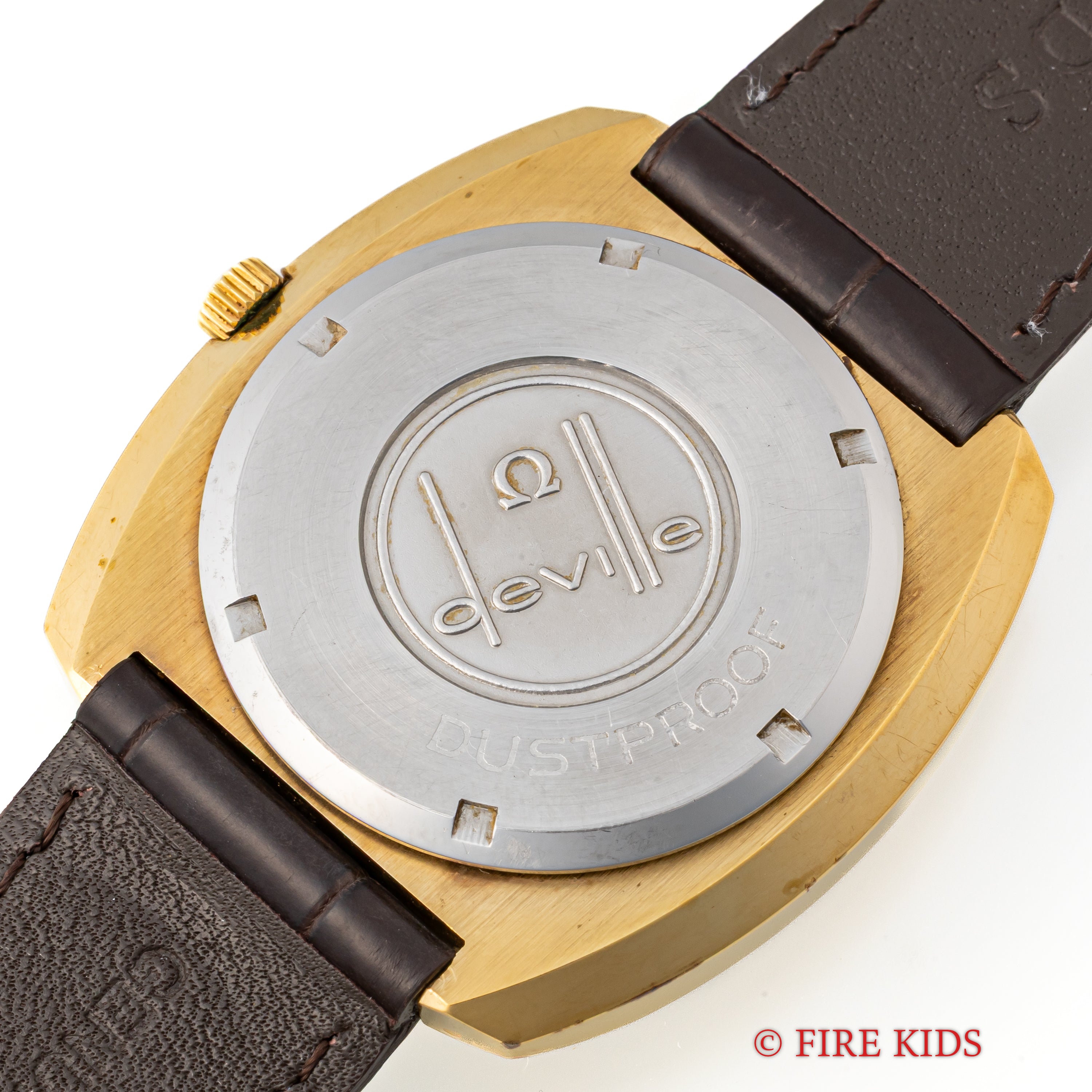 オメガ デ・ヴィル TVスクリーン 1972年製 Ref.1510051 金張り 箱、タグ付き