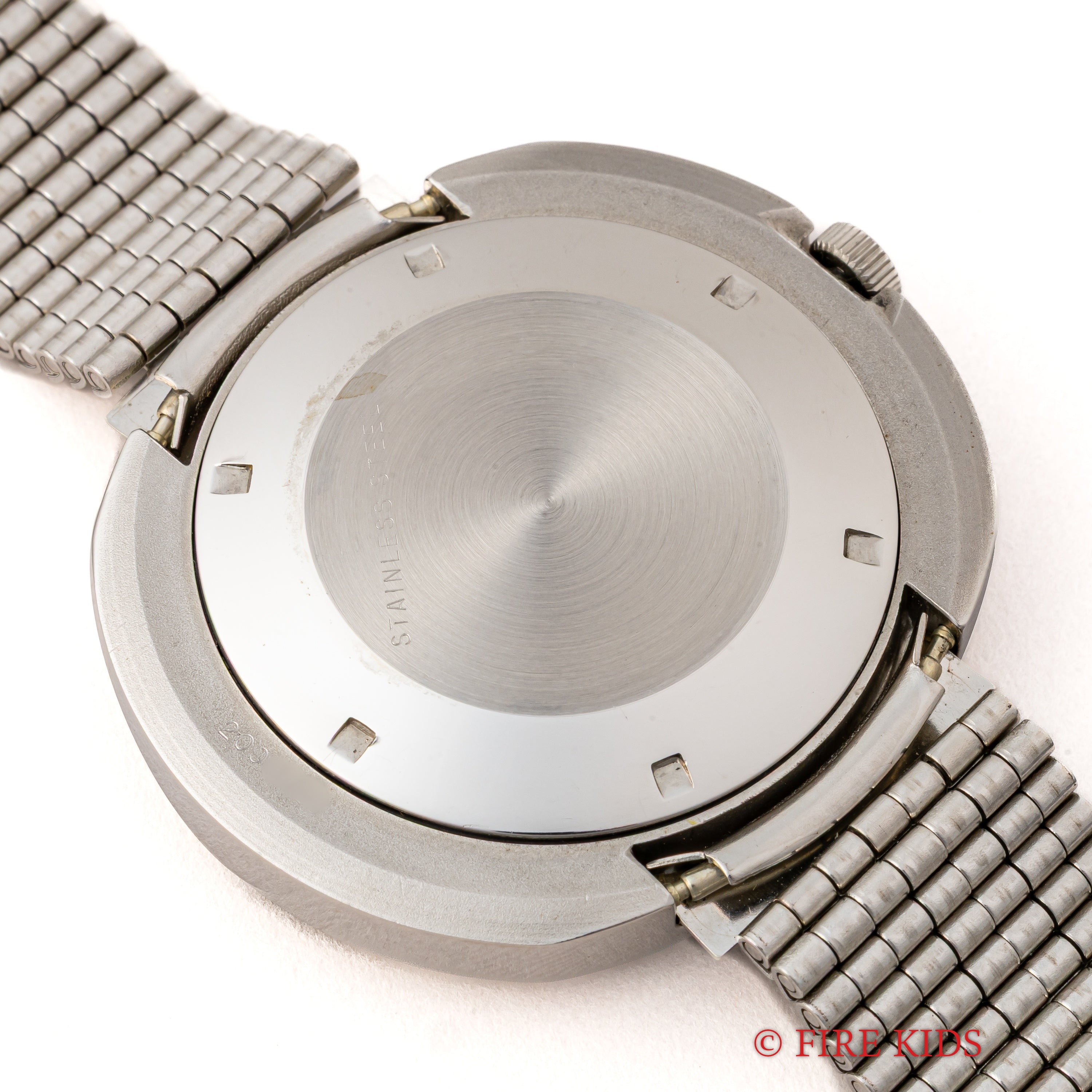 IWC オーバルケース グレーダイヤル 1972年製 Cal.8541B 純正ブレス 箱、タグ付き