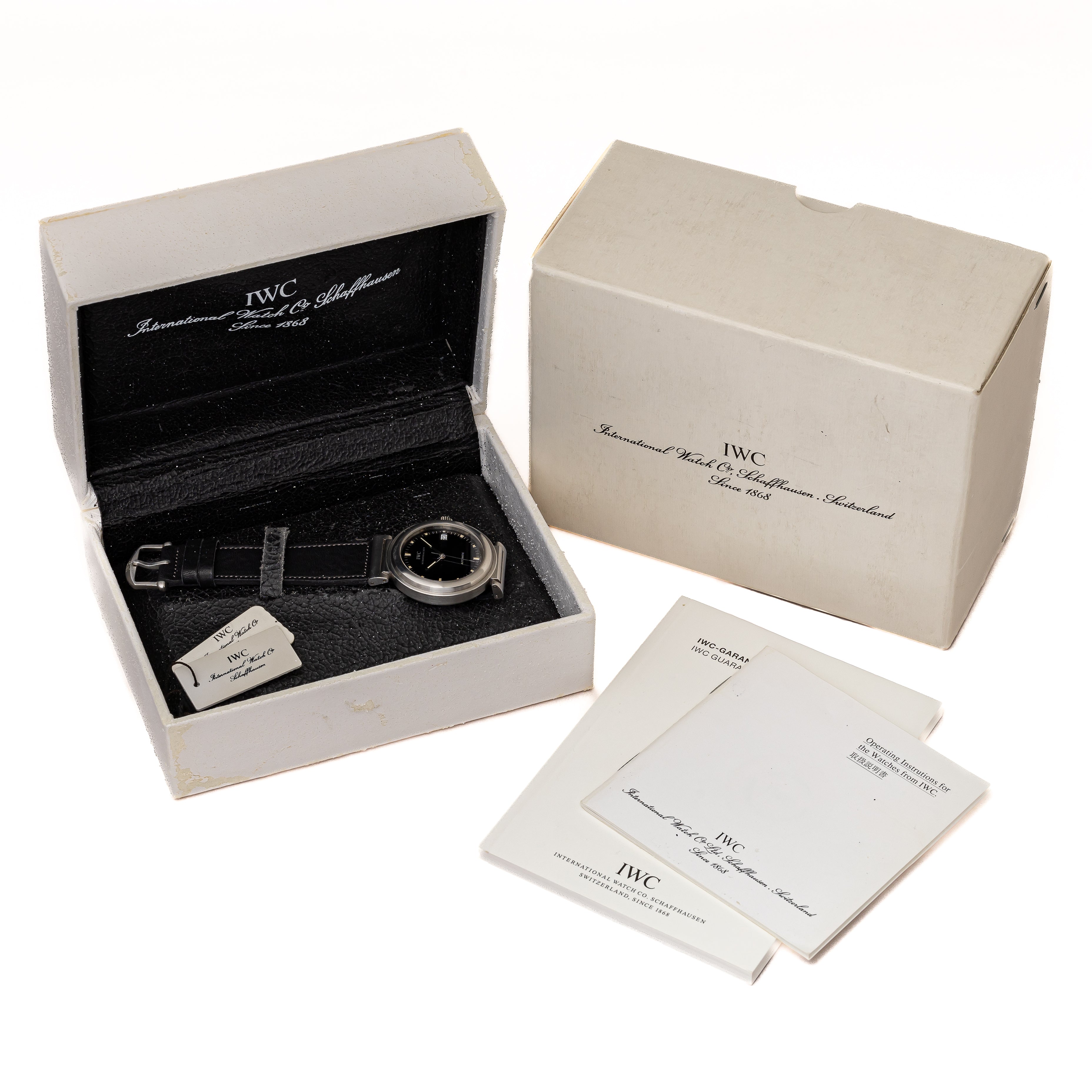 IWC ダ・ヴィンチ 1998年製 Ref.IW352806 箱、冊子、タグ付き