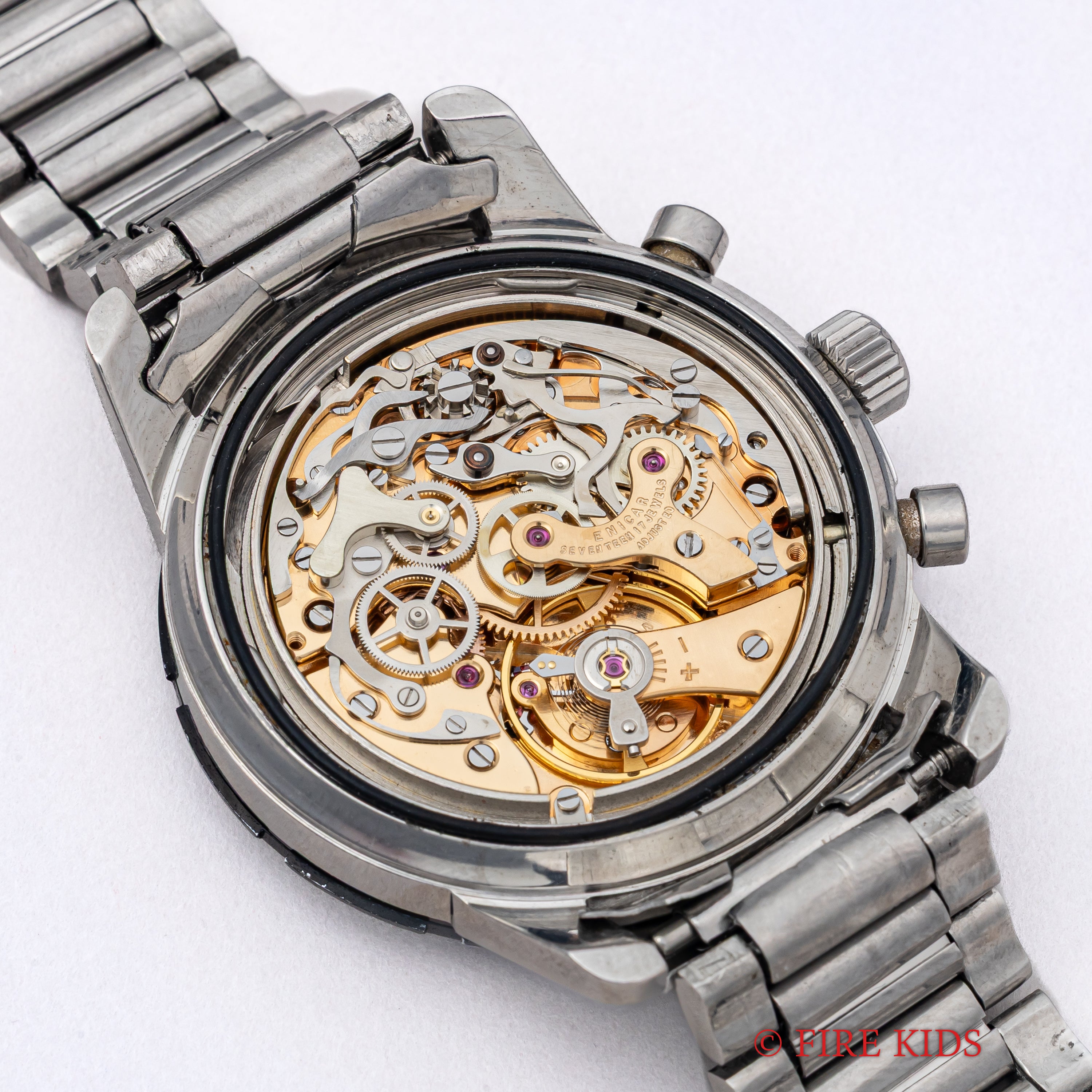 エニカ アクアグラフ MK3 スーパーコンプレッサーケース バルジュー72 Ref.072-02-02 純正ブレス付き