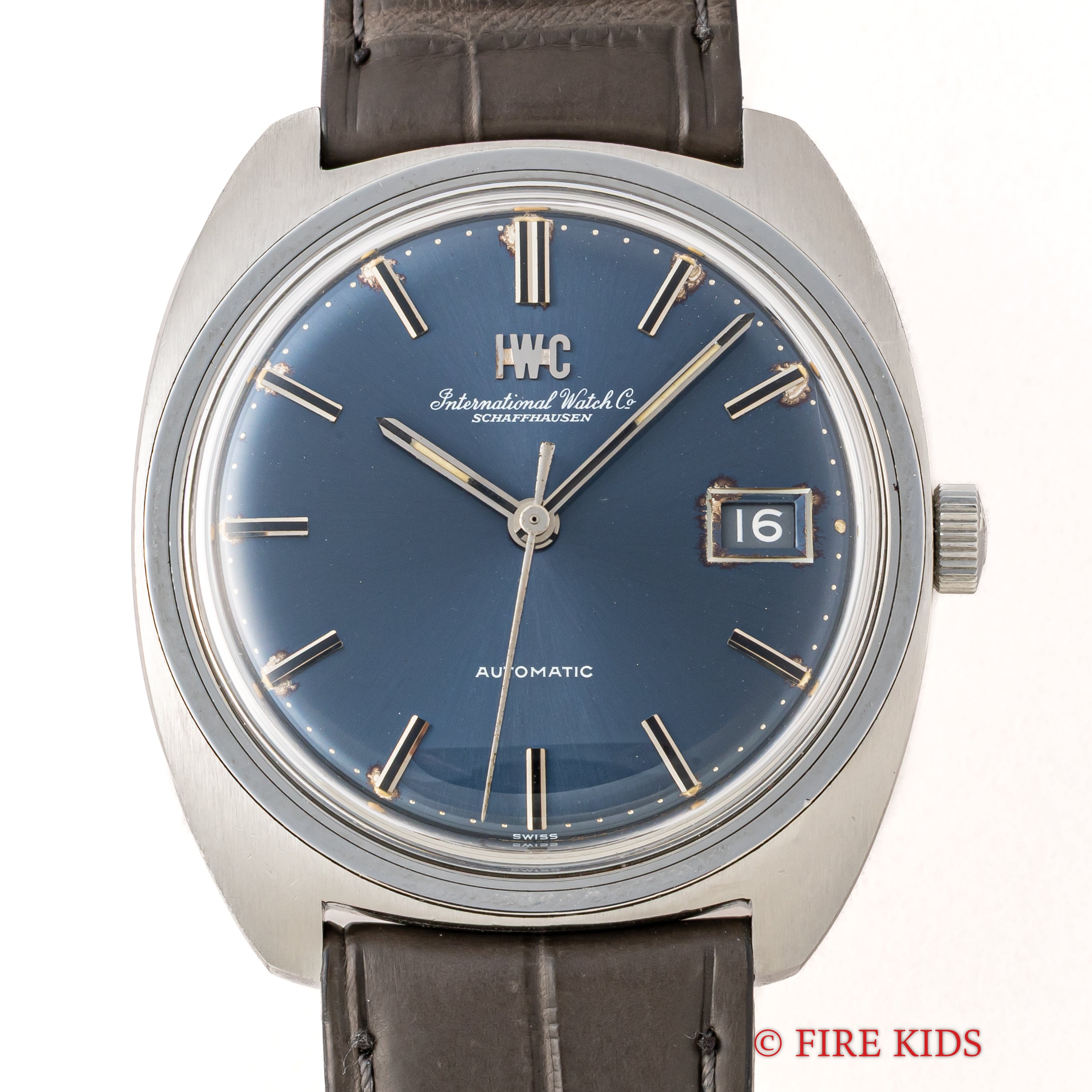 IWC ブルーダイヤル 1972年製 Ref.819AD ペラトン式自動巻 Cal.8541B