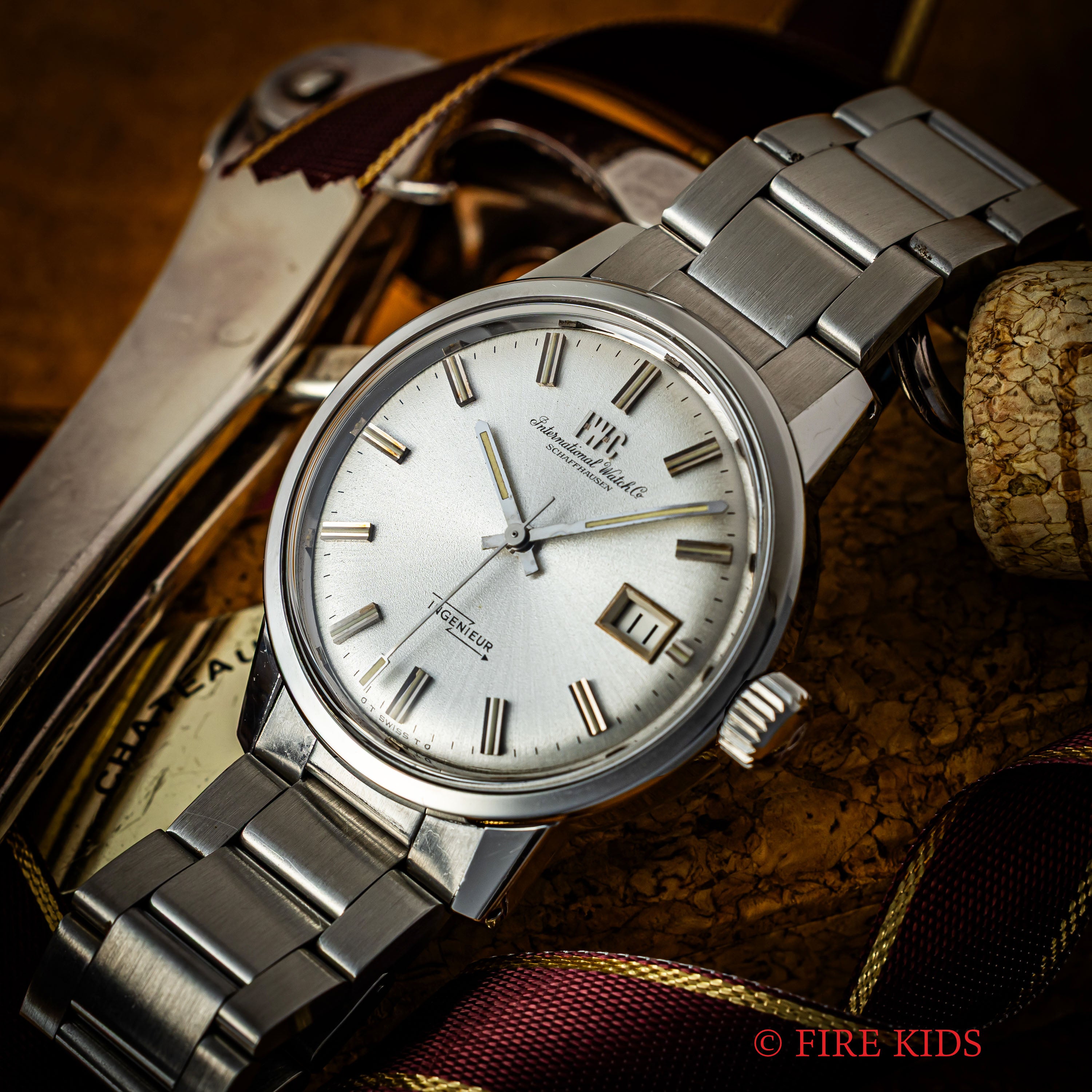 IWC インヂュニア ジャンボ Ref.866A シグマダイヤル 1971年製 純正3連ブレス インヂュニア2ndモデル