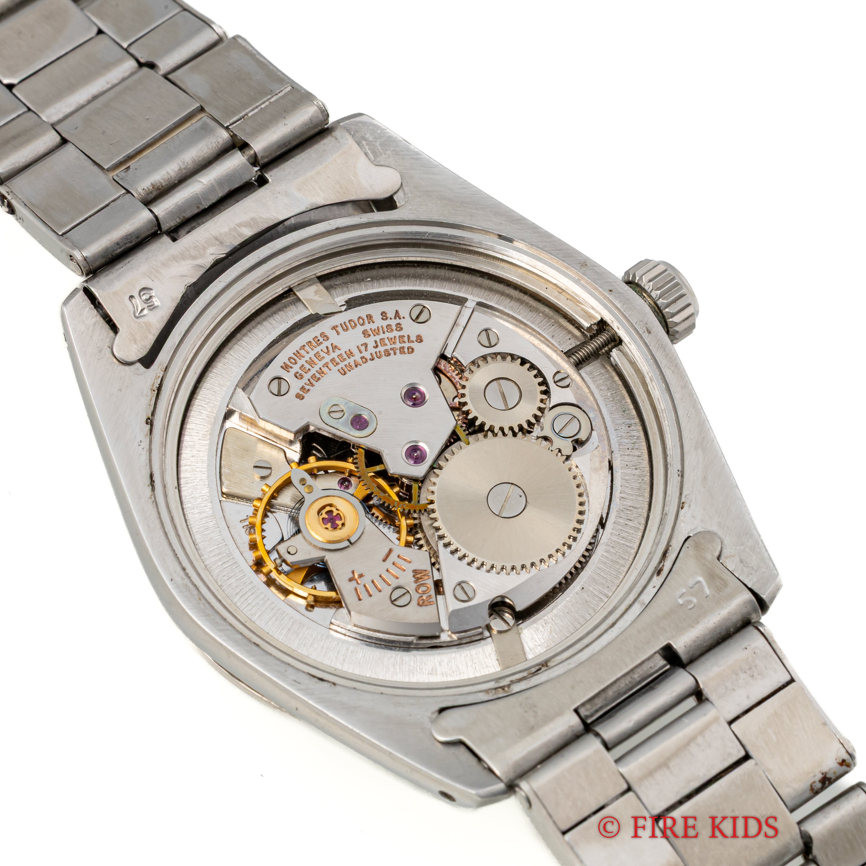 チューダー Ref.7984 小薔薇 オイスター ブラックミラー 1966年製