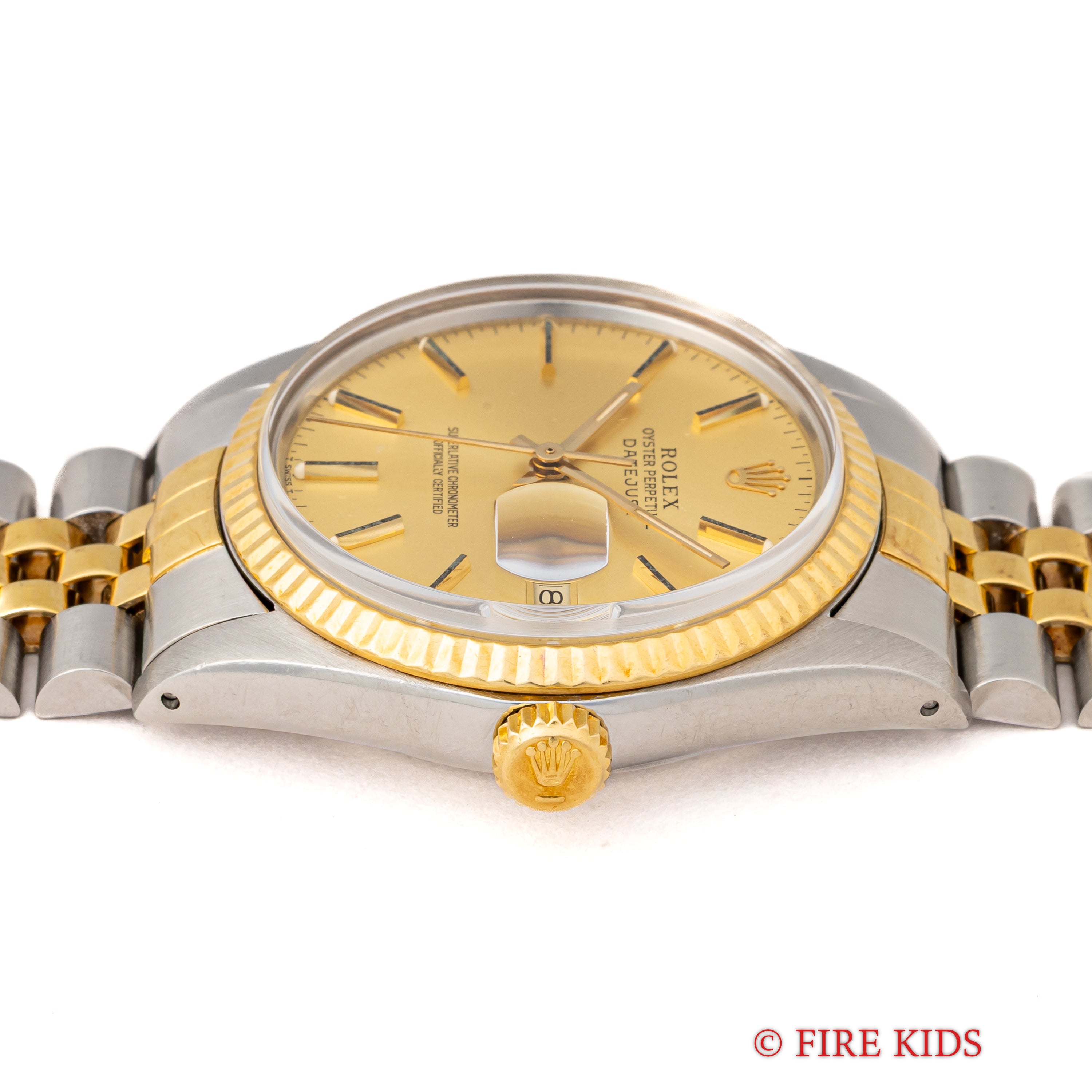 ロレックス 1985年製 デイトジャスト コンビ Ref.16013 自動巻 トリチウム夜光