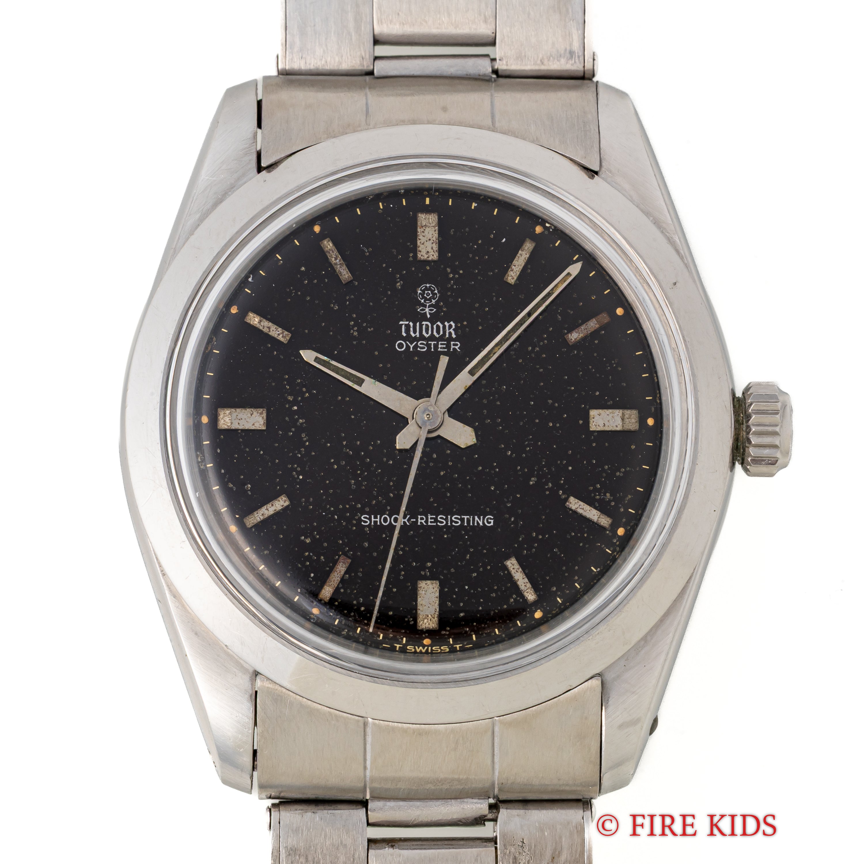 チューダー Ref.7984 小薔薇 オイスター ブラックミラー 1966年製