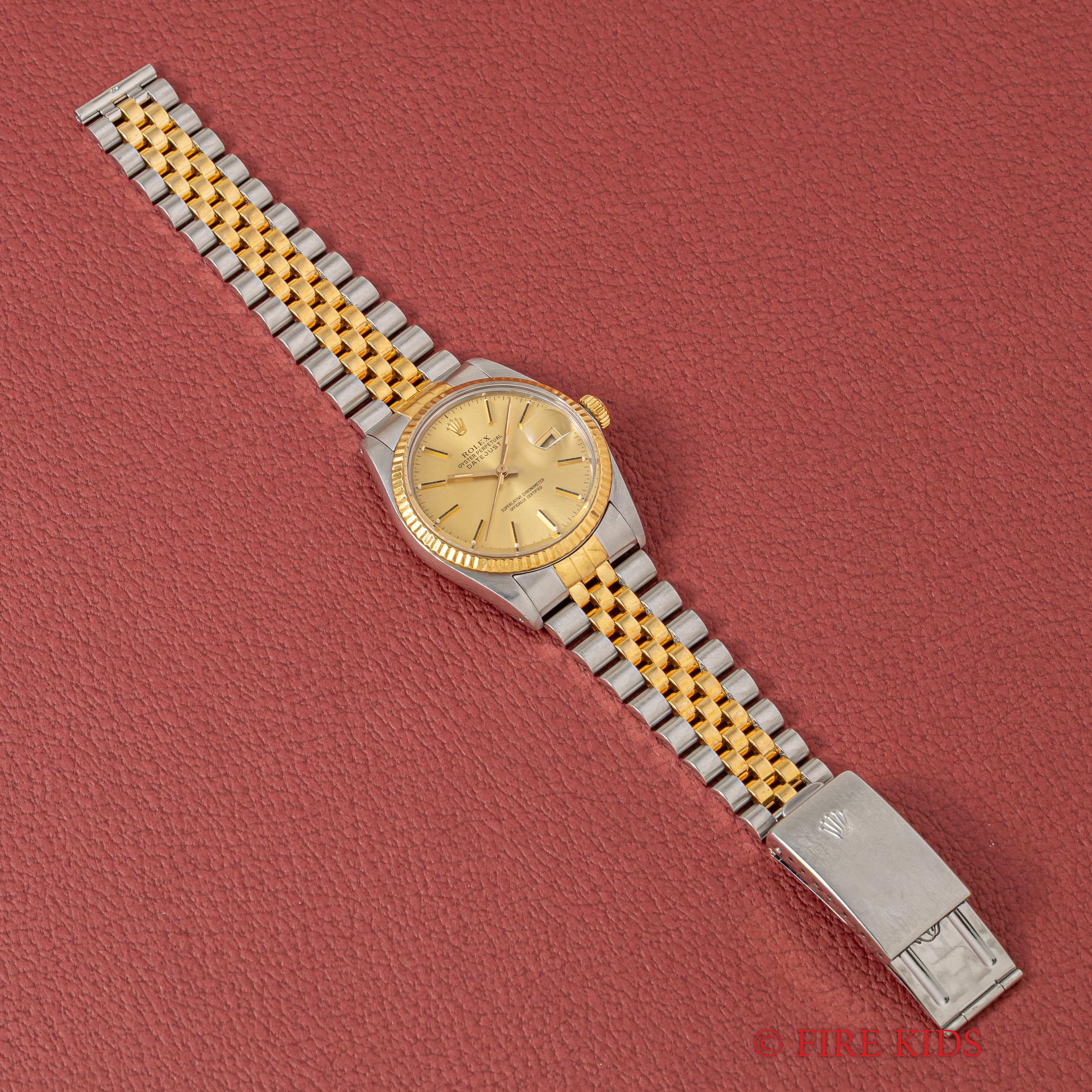 ロレックス 1985年製 デイトジャスト コンビ Ref.16013 自動巻 トリチウム夜光