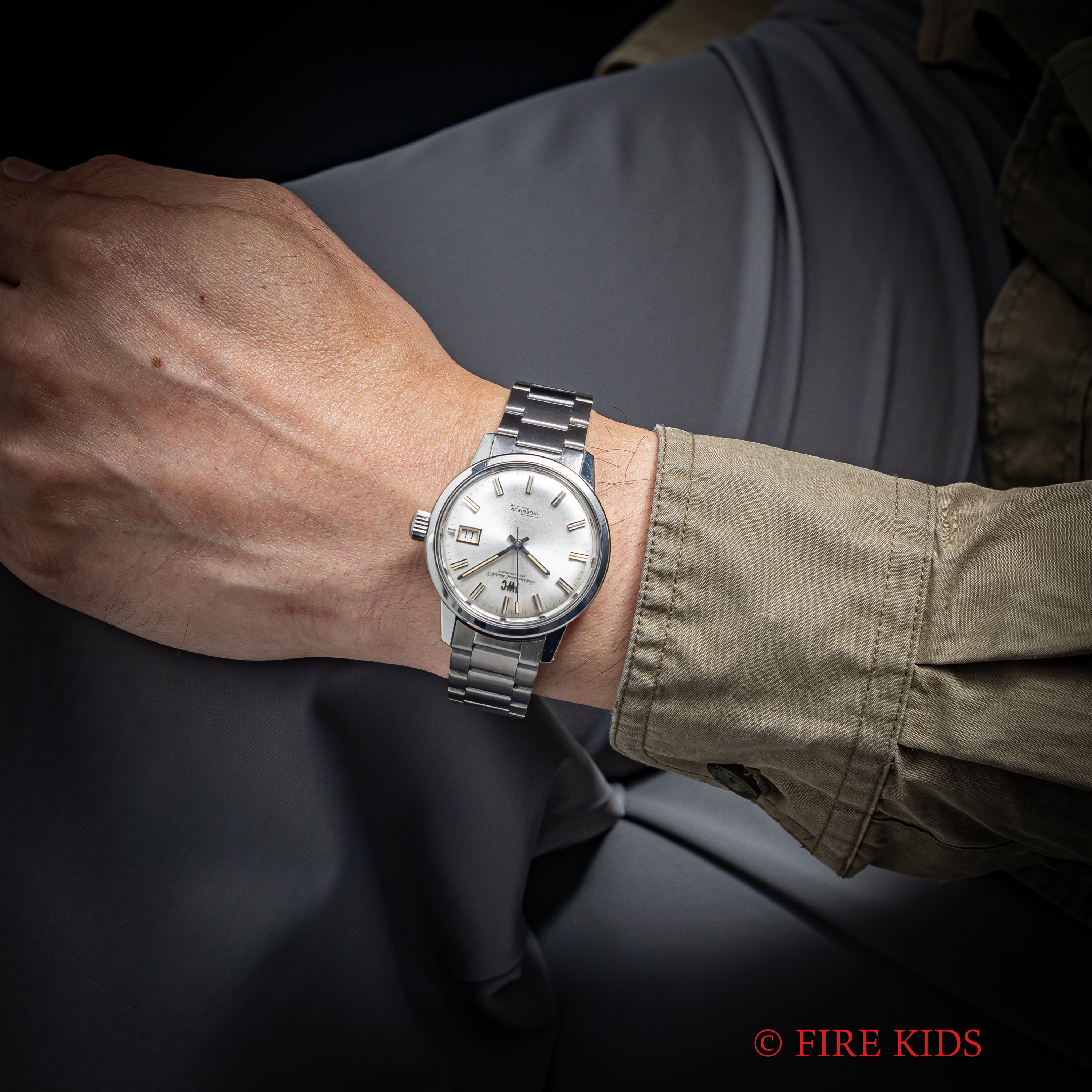 IWC インヂュニア ジャンボ Ref.866A シグマダイヤル 1971年製 純正3連ブレス インヂュニア2ndモデル