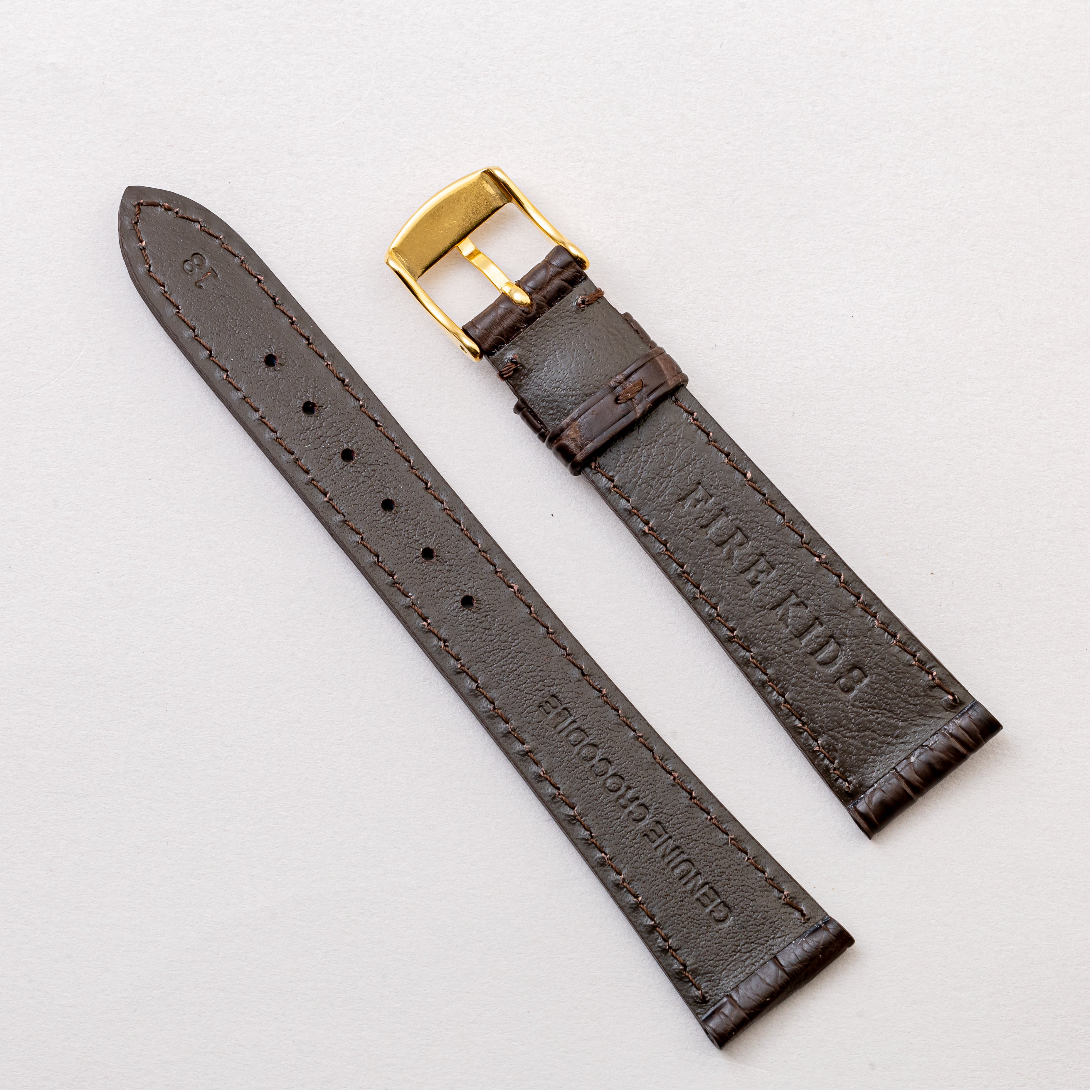 ファイアーキッズオリジナル革ベルト クロコダイル