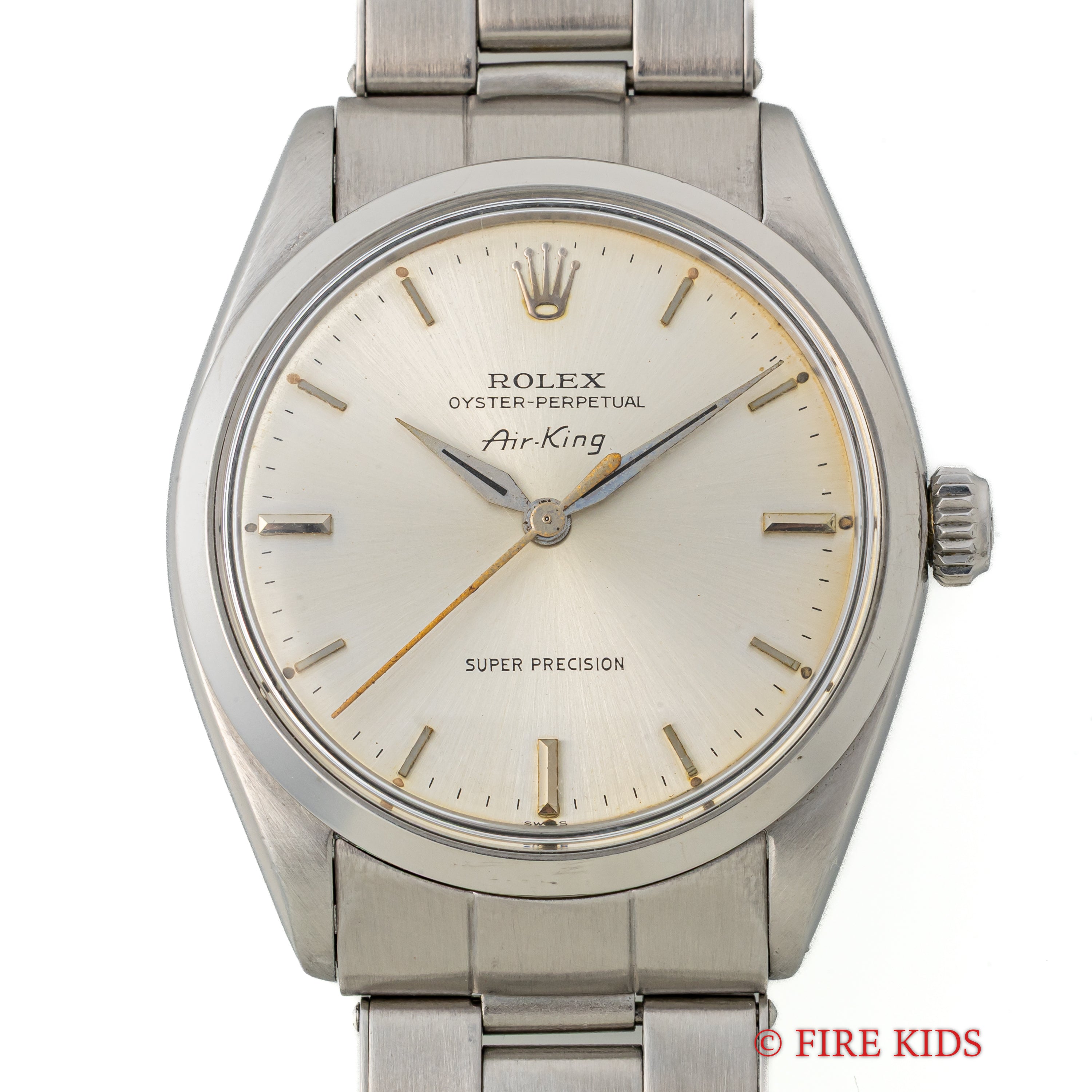 ロレックス エアキング 1963年製 シルバーダイヤル Ref.5500