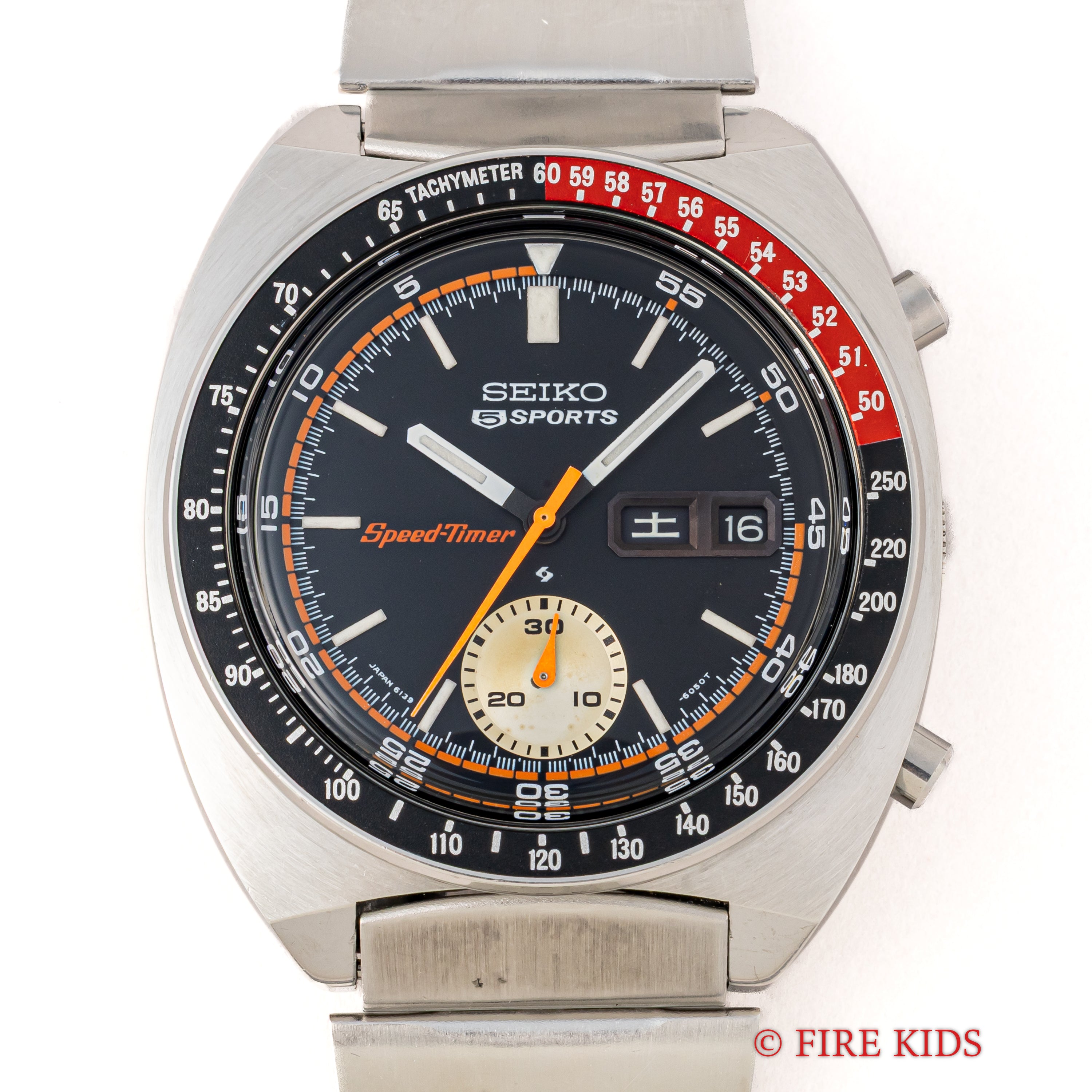 セイコー 5スポーツ スピードタイマー 1972年製 Ref.6139-6032 コークベゼル 国内仕様