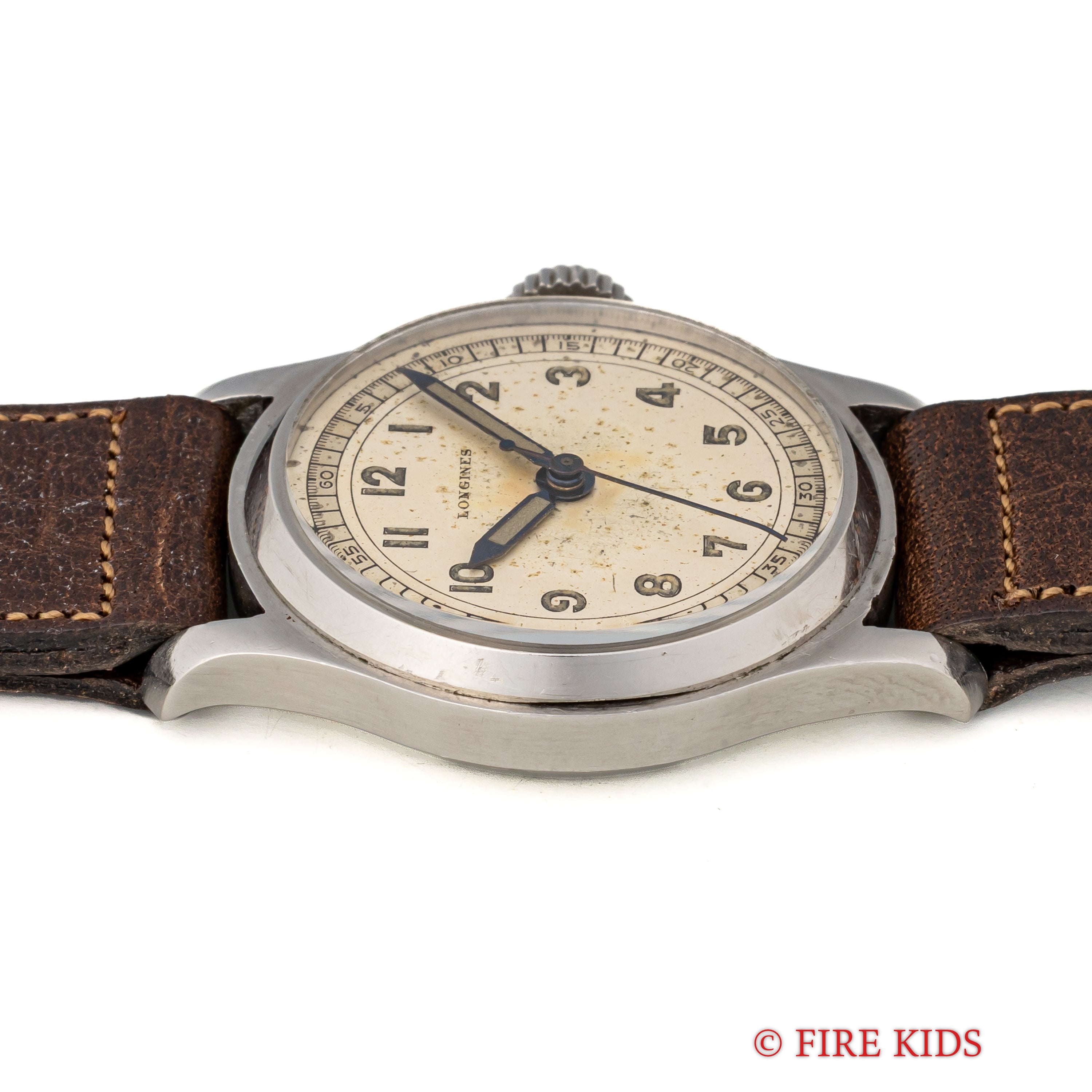 ロンジン 1937年製 センターセコンド 手巻 cal.10.68Z ツートーンアラビアダイヤル