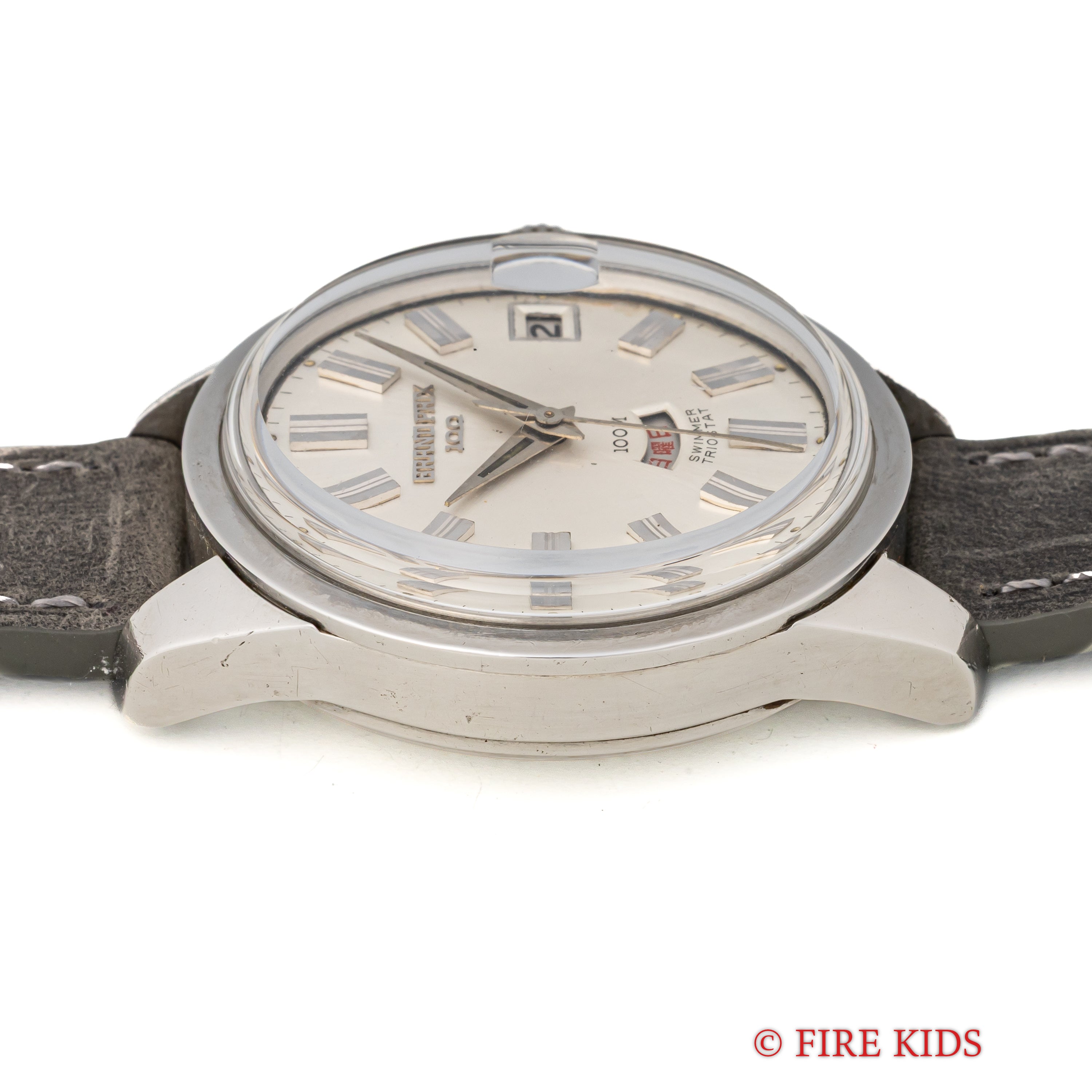 オリエント グランプリ100 スイマー TRIOSTAT 1960年代製 100石自動巻き ねじ込みリューズ