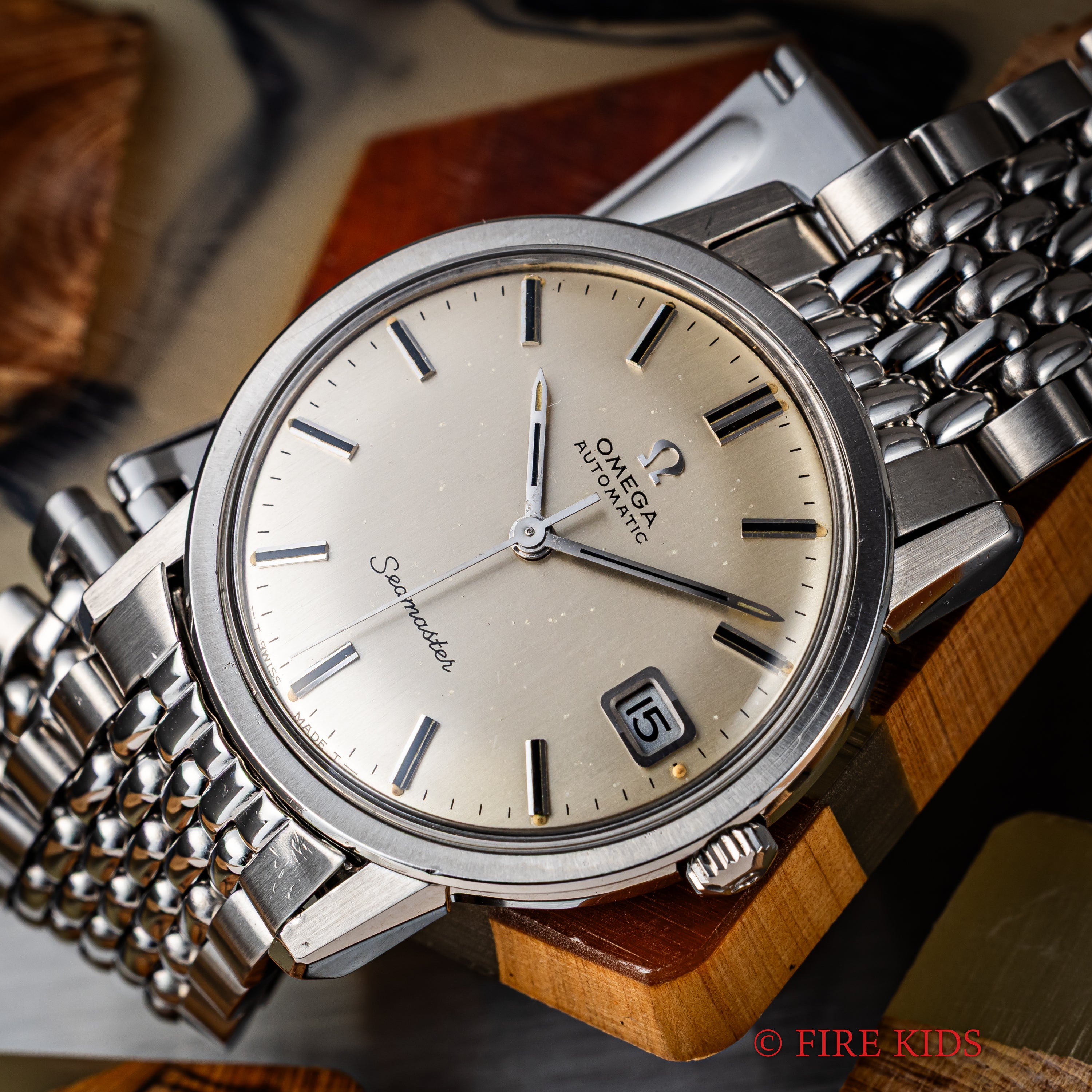 オメガ シーマスターオートマチック 1968年製 Cal.565 純正ブレス付き Ref.166.003