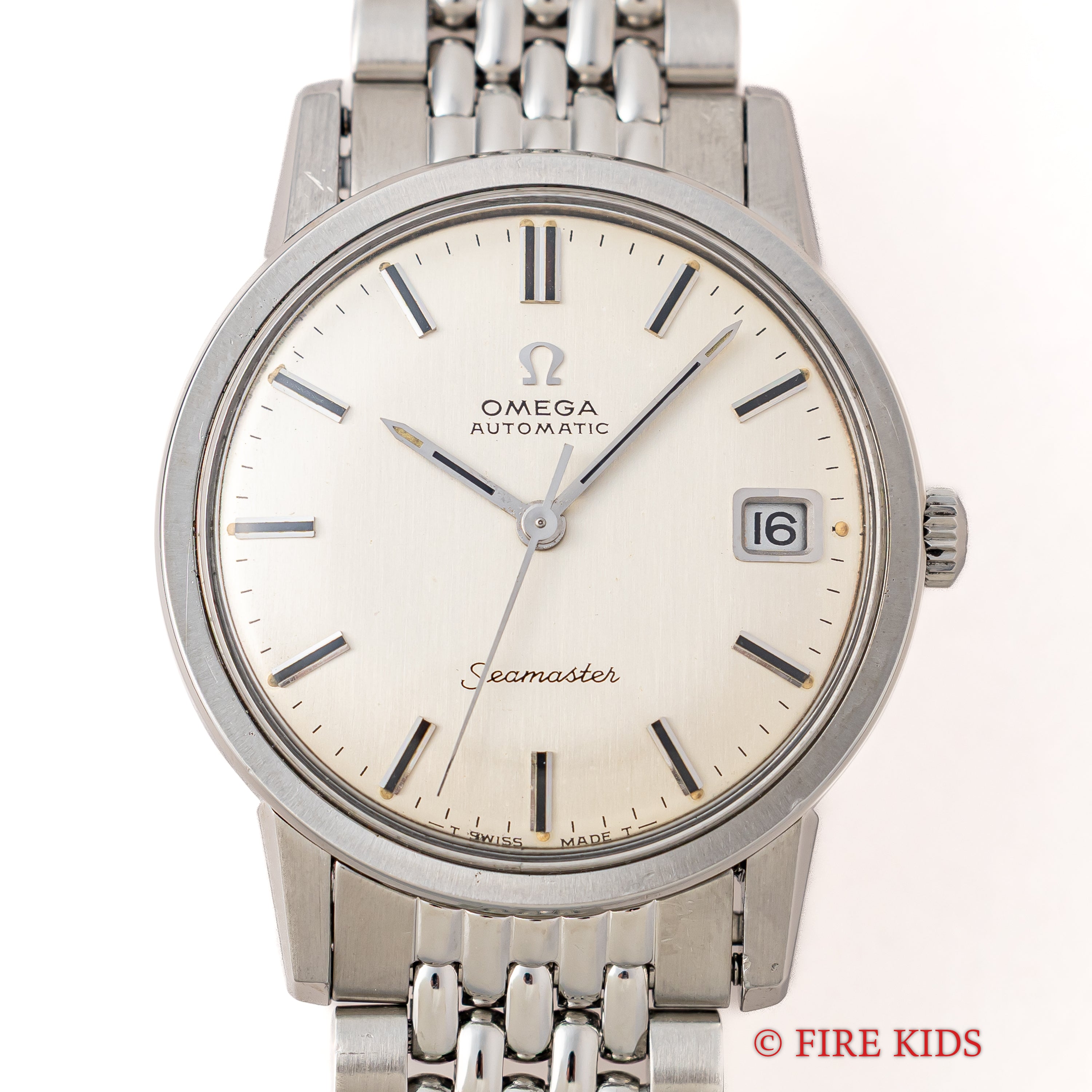 オメガ シーマスターオートマチック 1968年製 Cal.565 純正ブレス付き Ref.166.003