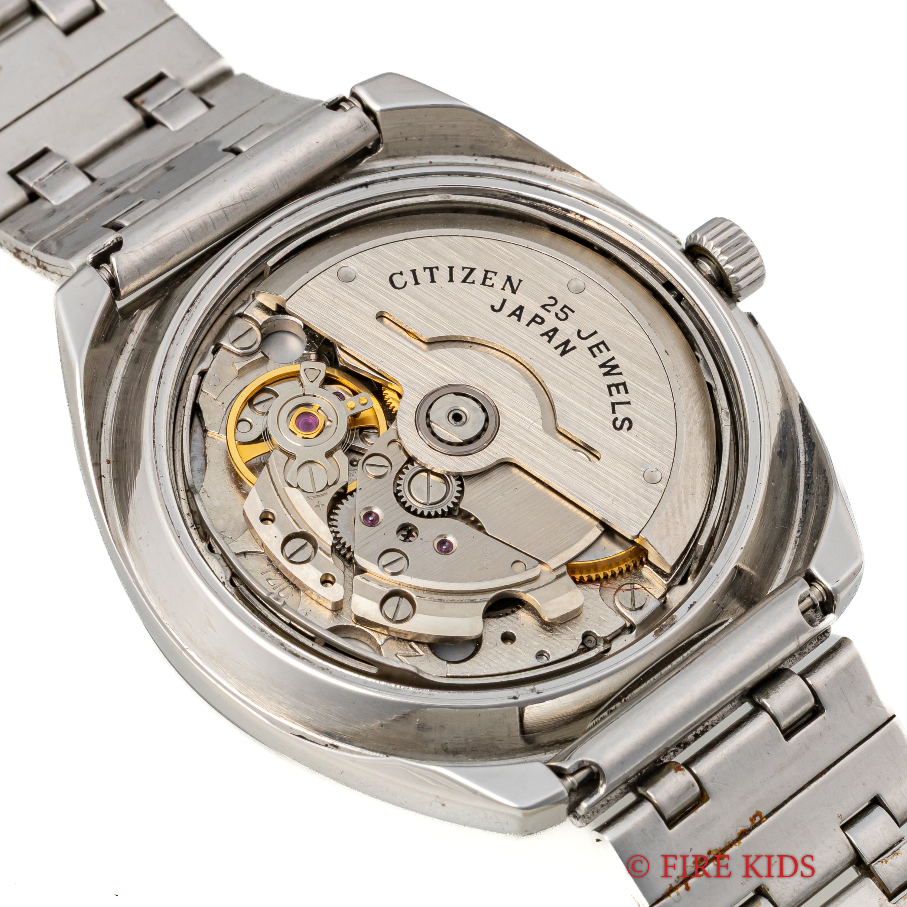 シチズン オートマチック 1971年製 純正ブレス カットガラス