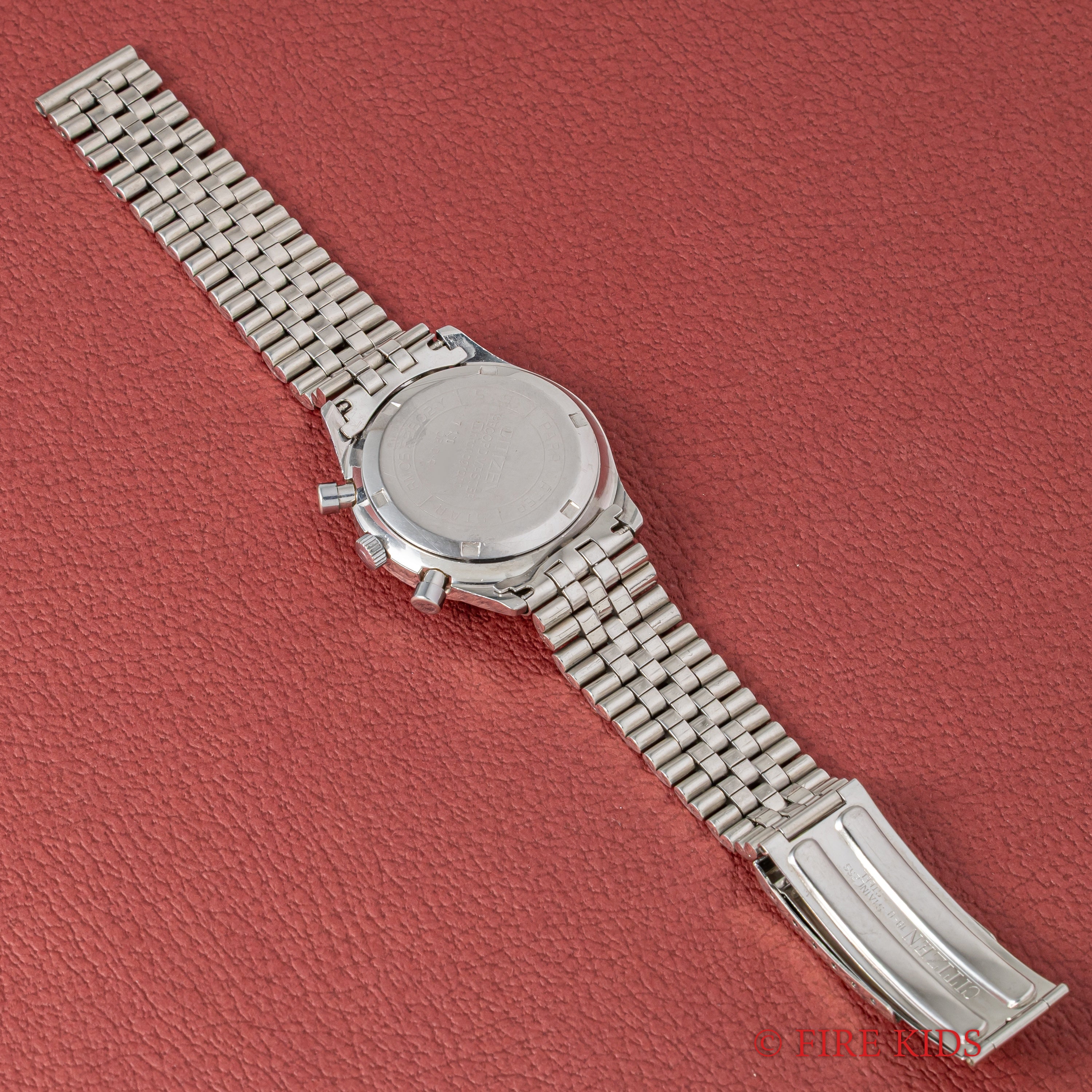 シチズン 1967年製 レコードマスター 手巻き フライバック機能 純正ブレス