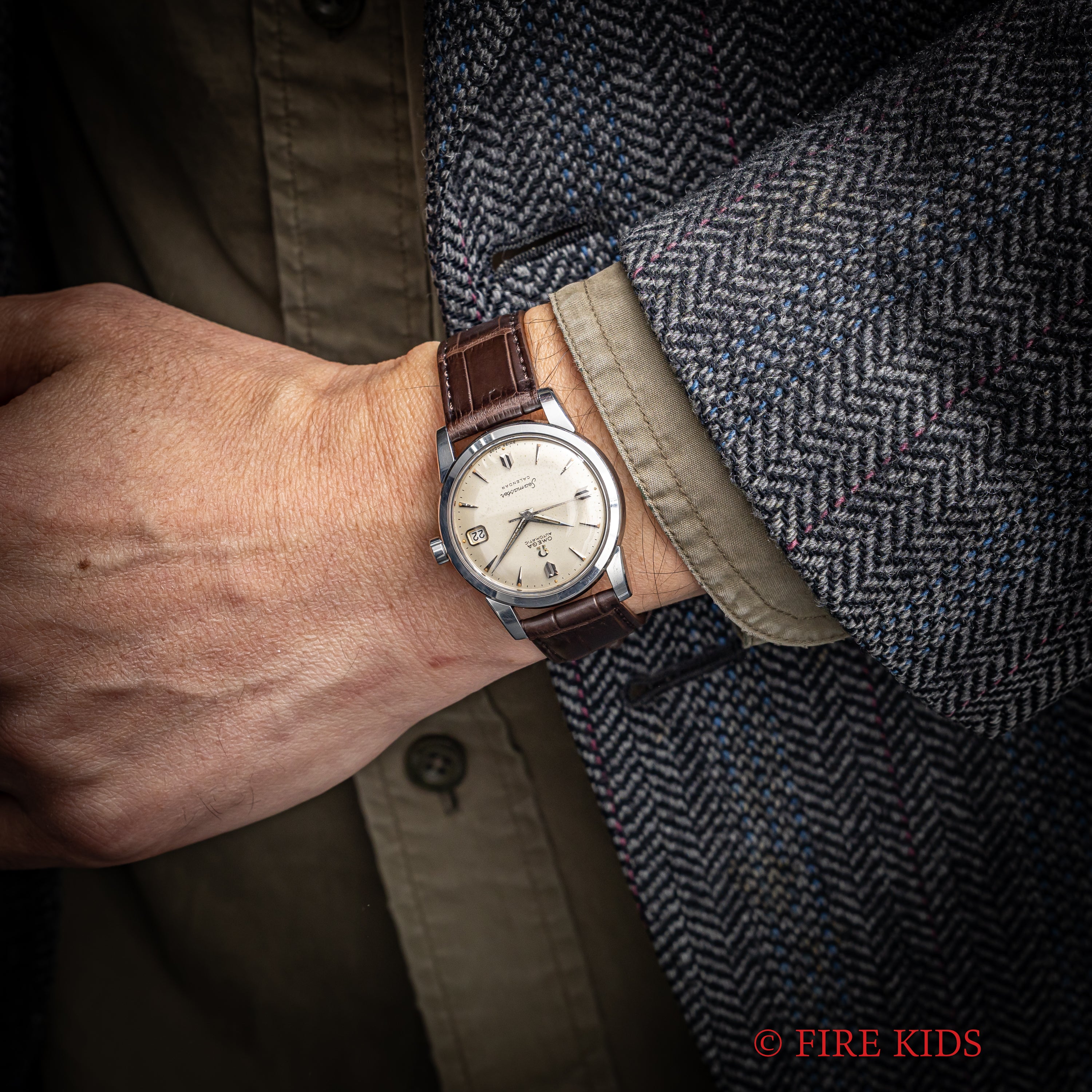 オメガ シーマスターカレンダー 1958年製 全回転ローター自動巻 Ref.2849 7SC Cal.503